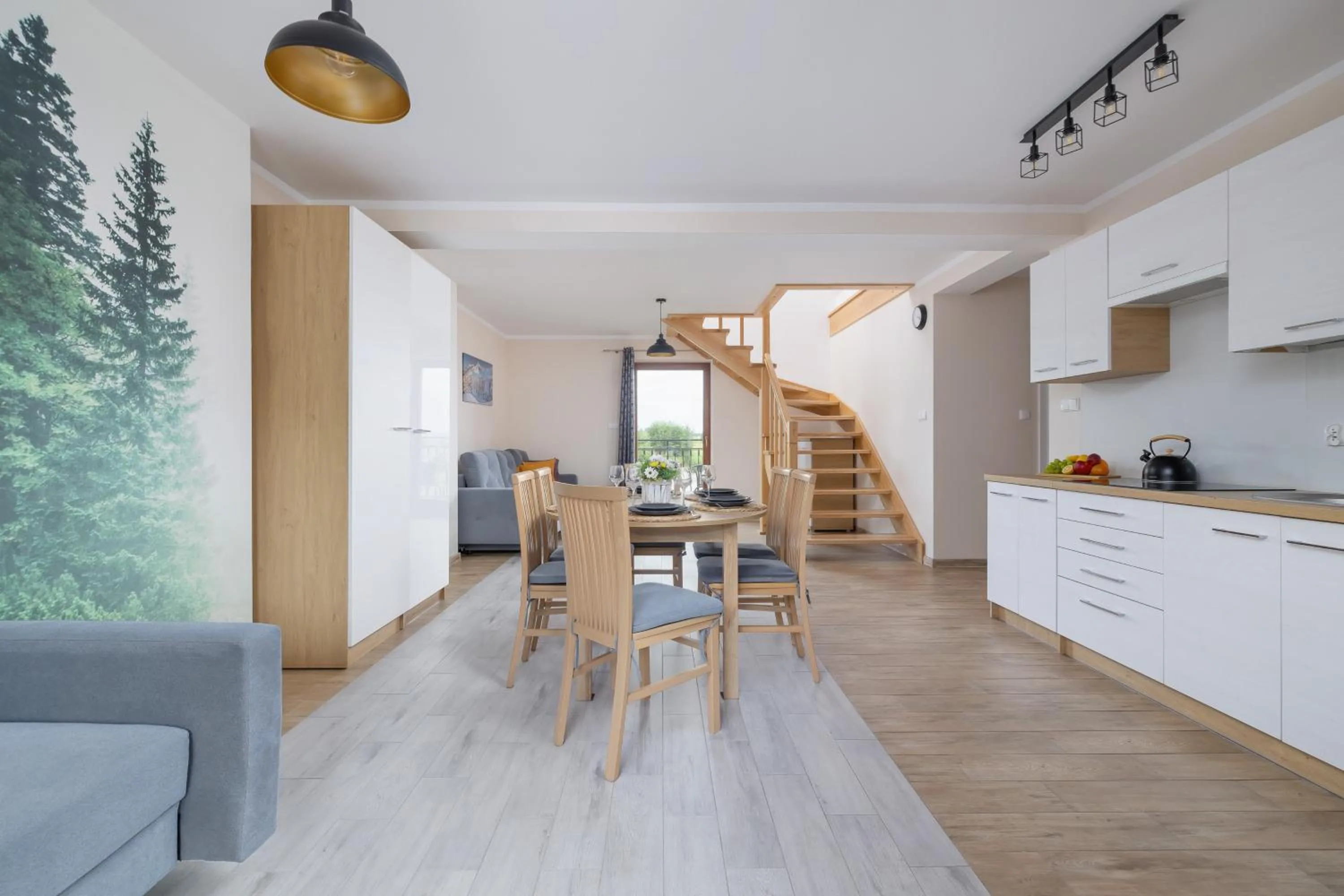 Kitchen or kitchenette in Salwatoriańska Apartments Mountain View Zakopane by Noclegi Renters