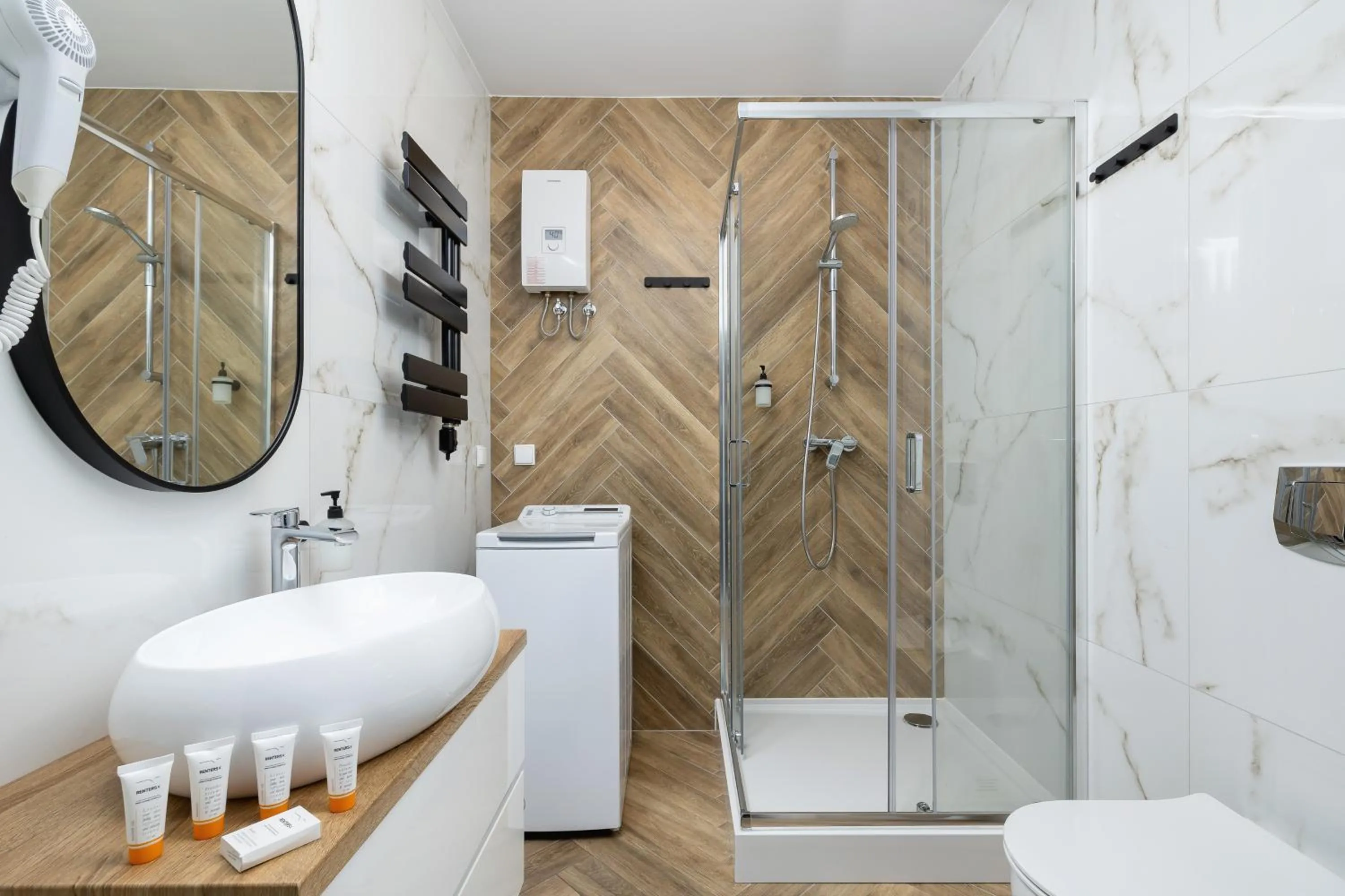 Bathroom in Salwatoriańska Apartments Mountain View Zakopane by Noclegi Renters
