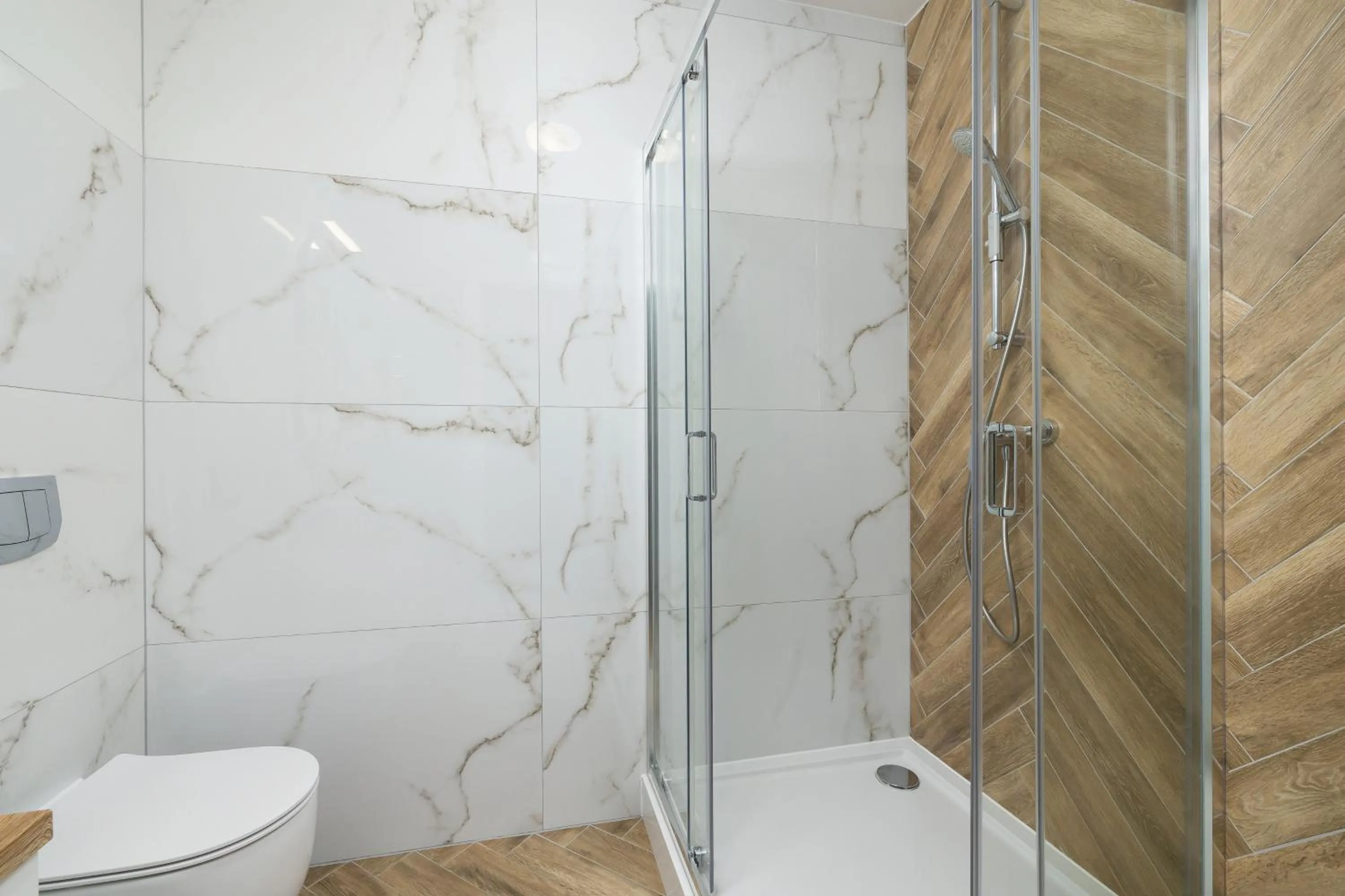 Shower in Salwatoriańska Apartments Mountain View Zakopane by Noclegi Renters