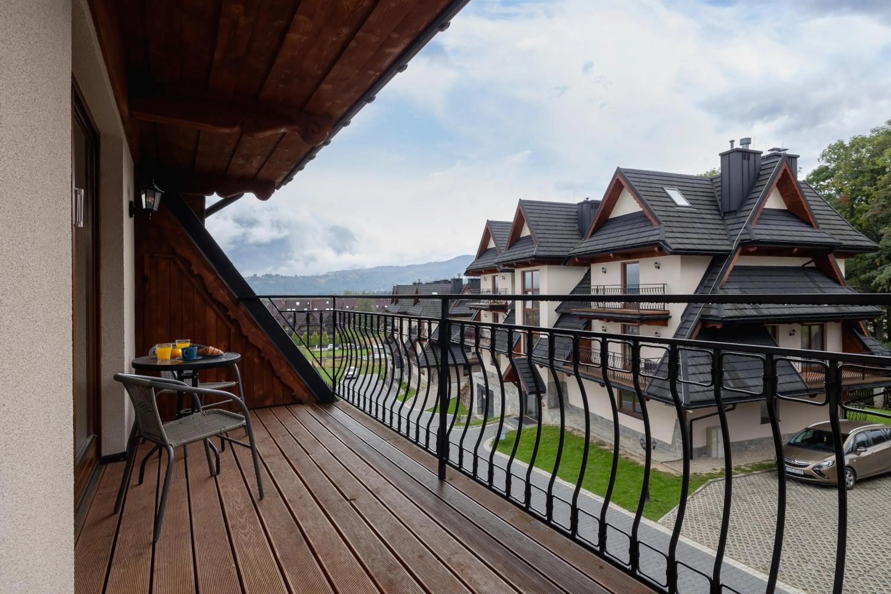 Balcony/Terrace in Salwatoriańska Apartments Mountain View Zakopane by Noclegi Renters