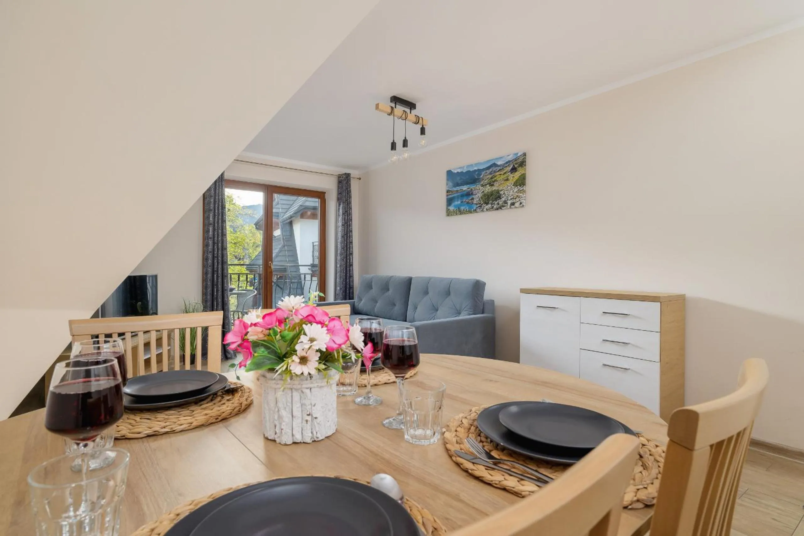 Kitchen or kitchenette in Salwatoriańska Apartments Mountain View Zakopane by Noclegi Renters