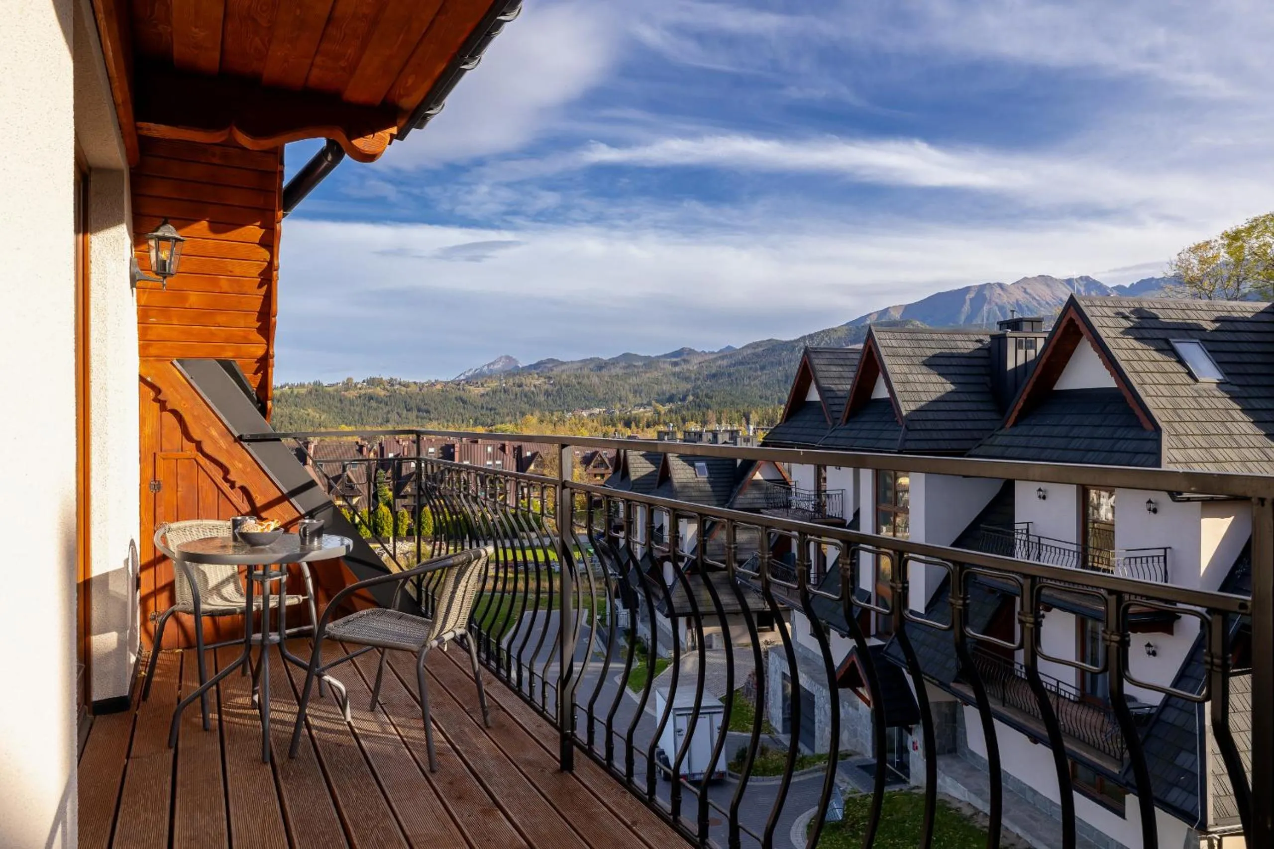Balcony/Terrace in Salwatoriańska Apartments Mountain View Zakopane by Noclegi Renters