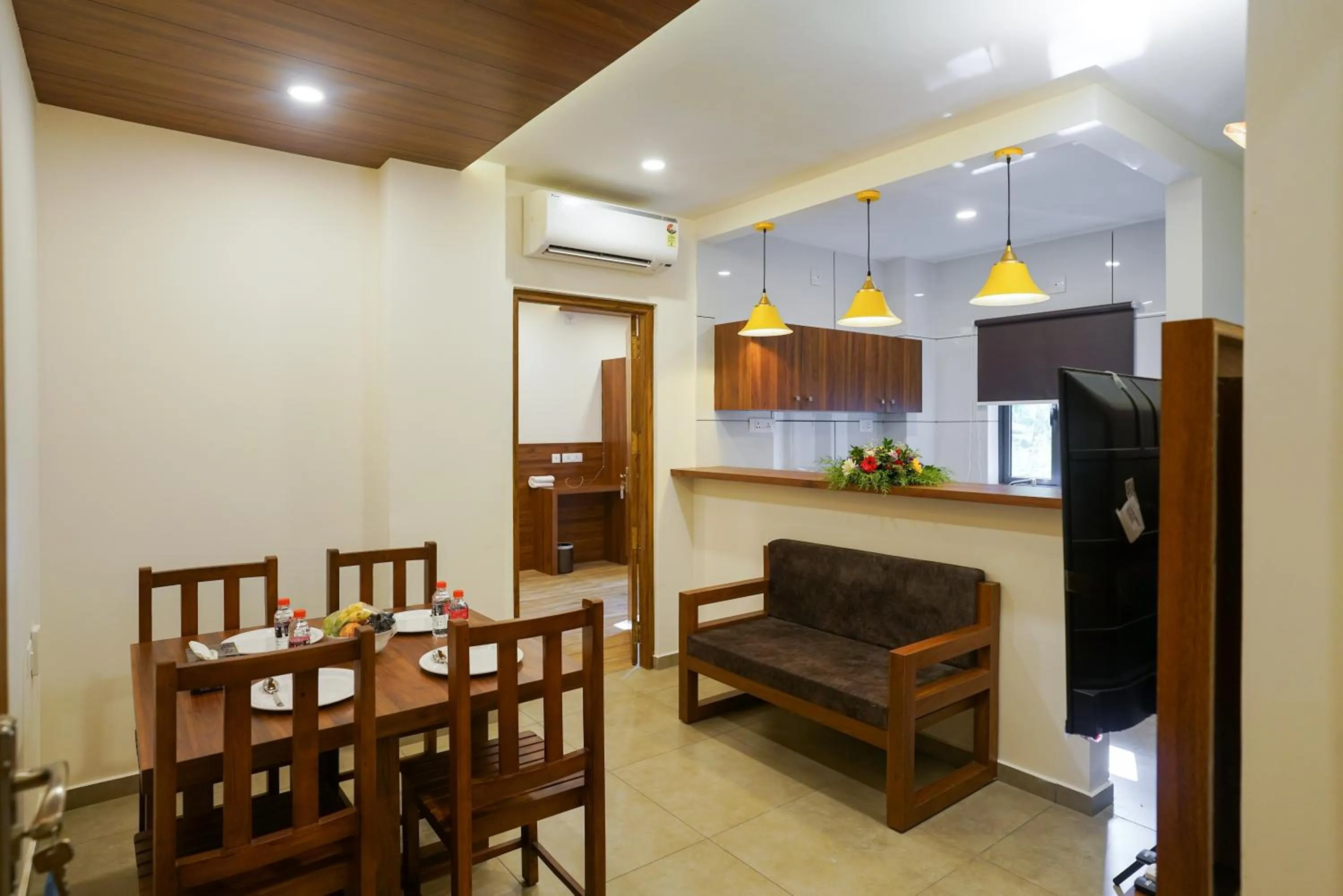 Seating area in Grand Plaza Inn