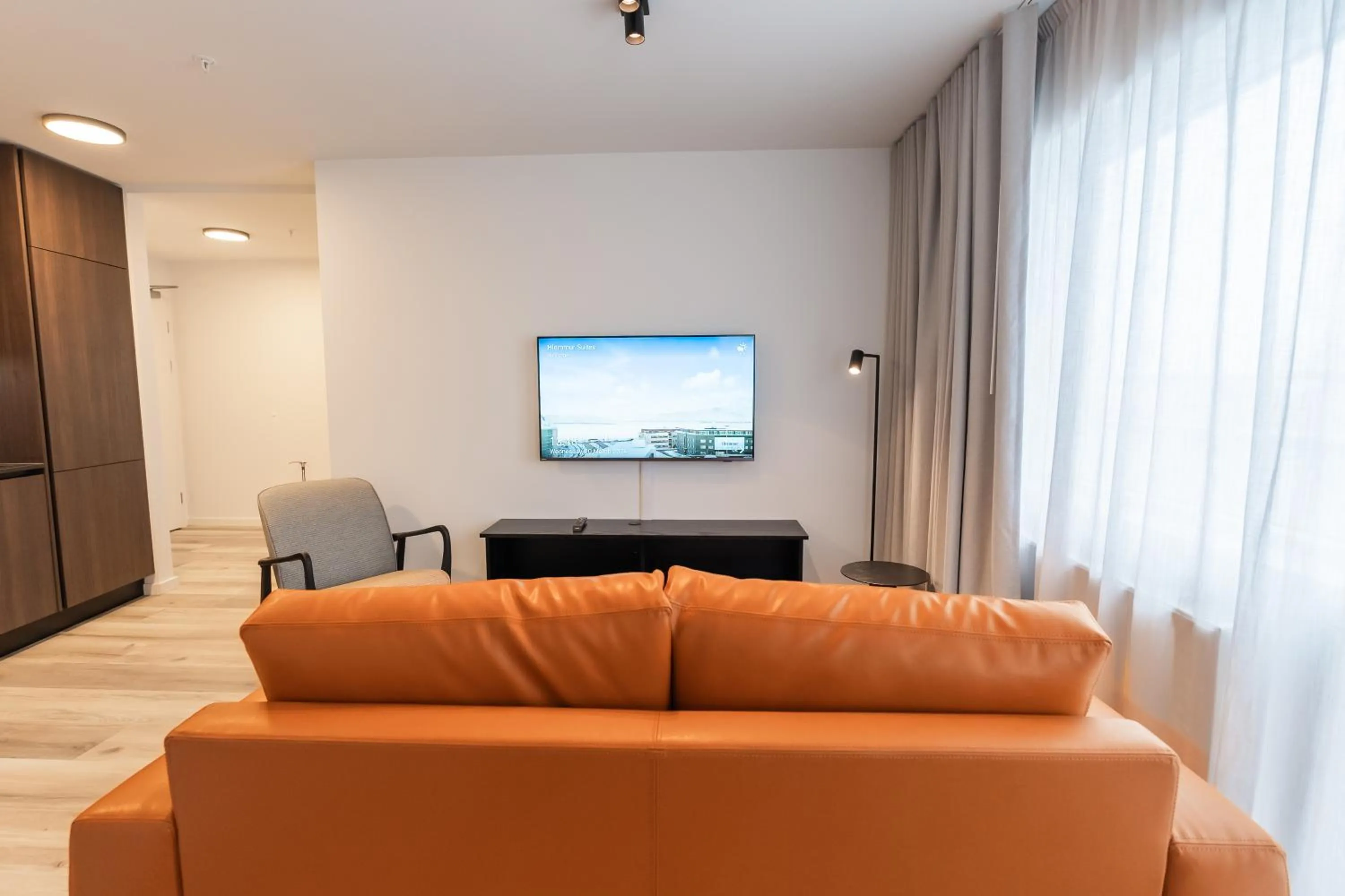 TV and multimedia in Hlemmur Suites