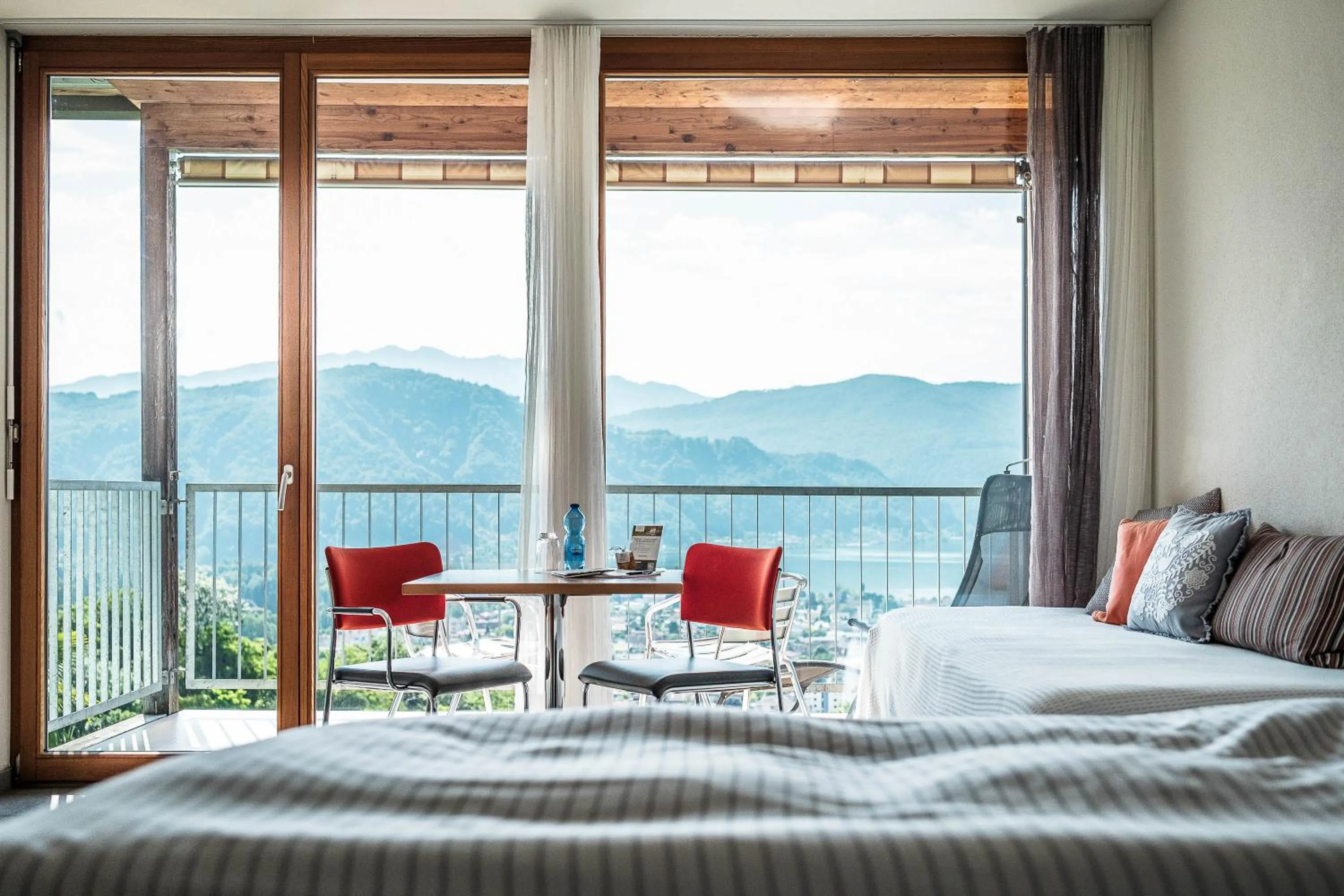 Balcony/Terrace, Bed in Paladina Hotel