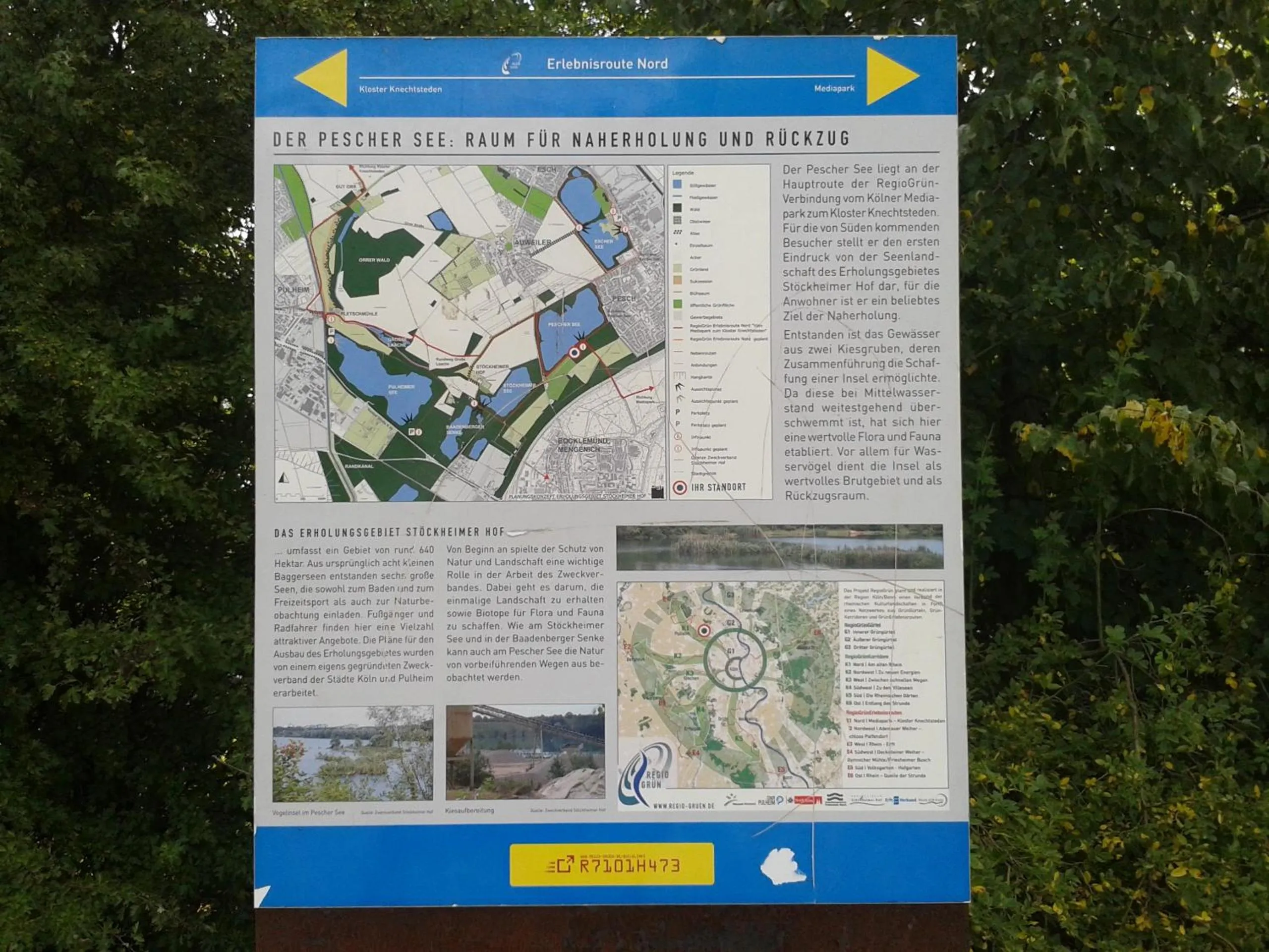 Hiking in B&B am See Köln - Privatzimmer