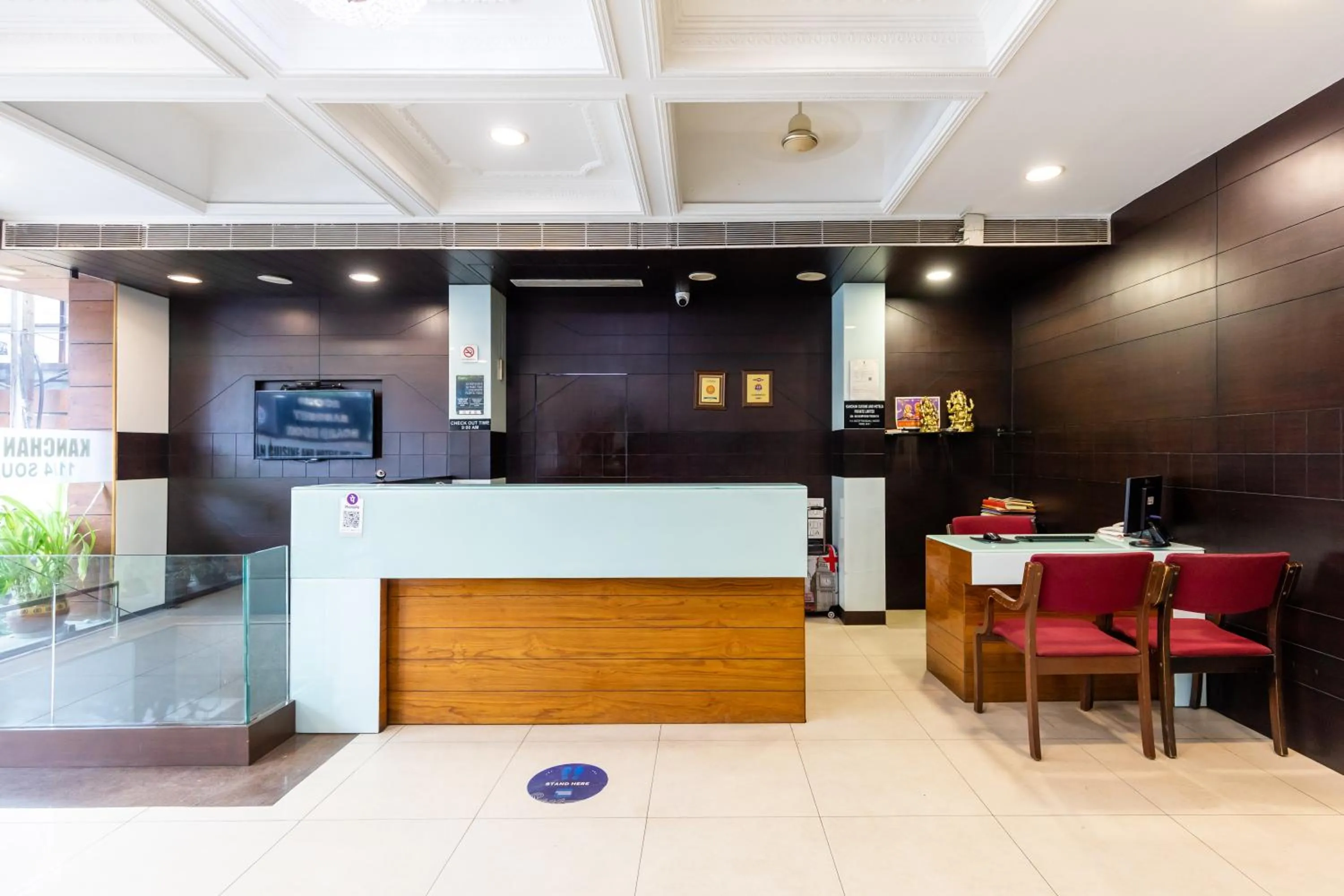 Lobby or reception in Hotel Kalinga