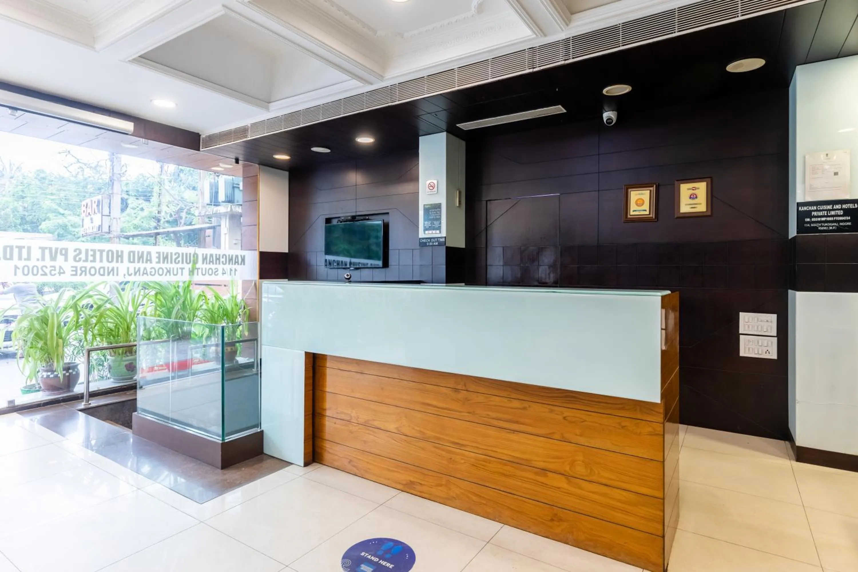 Lobby or reception in Hotel Kalinga