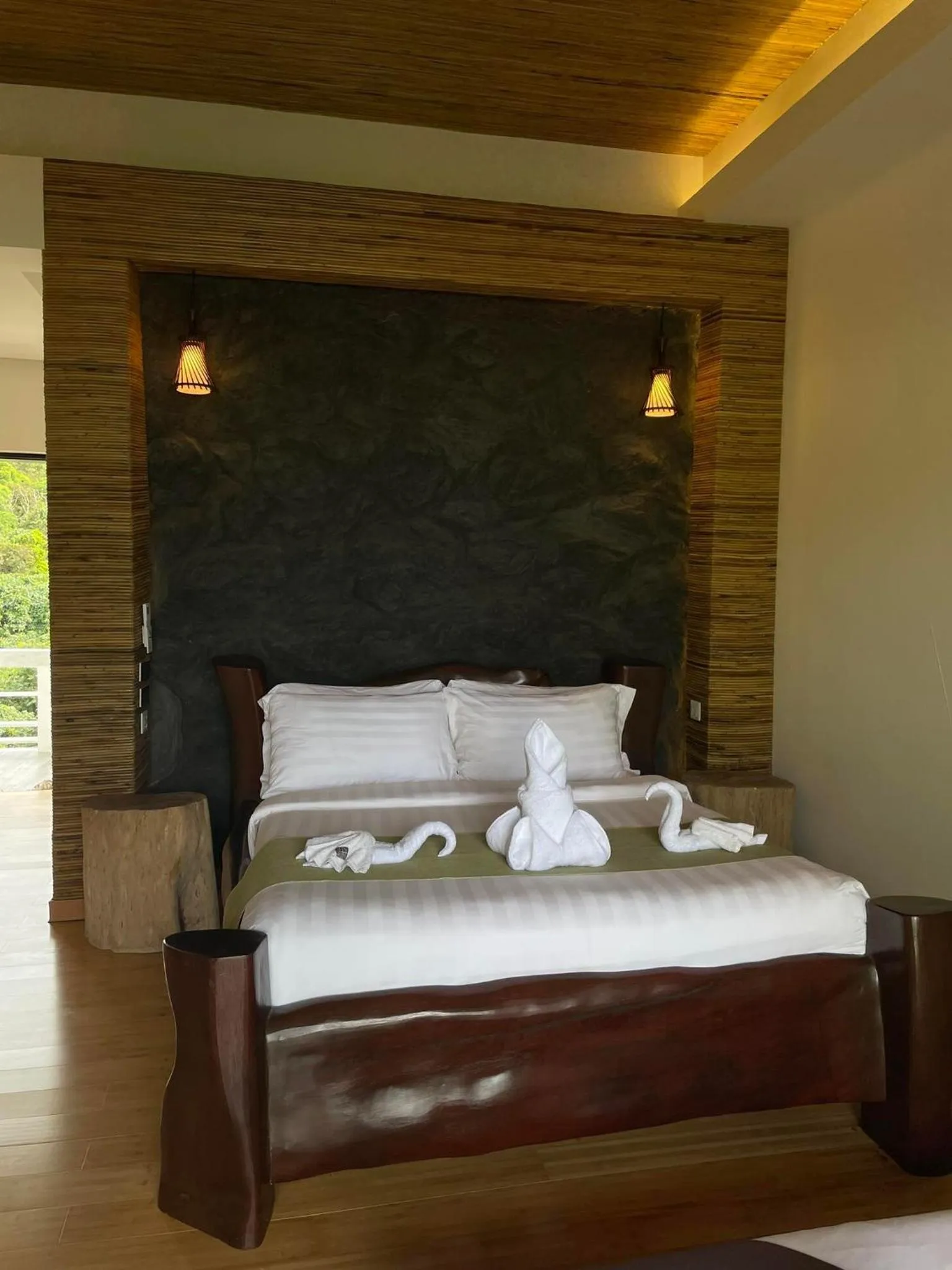 Bed in El Nido Bayview Resort