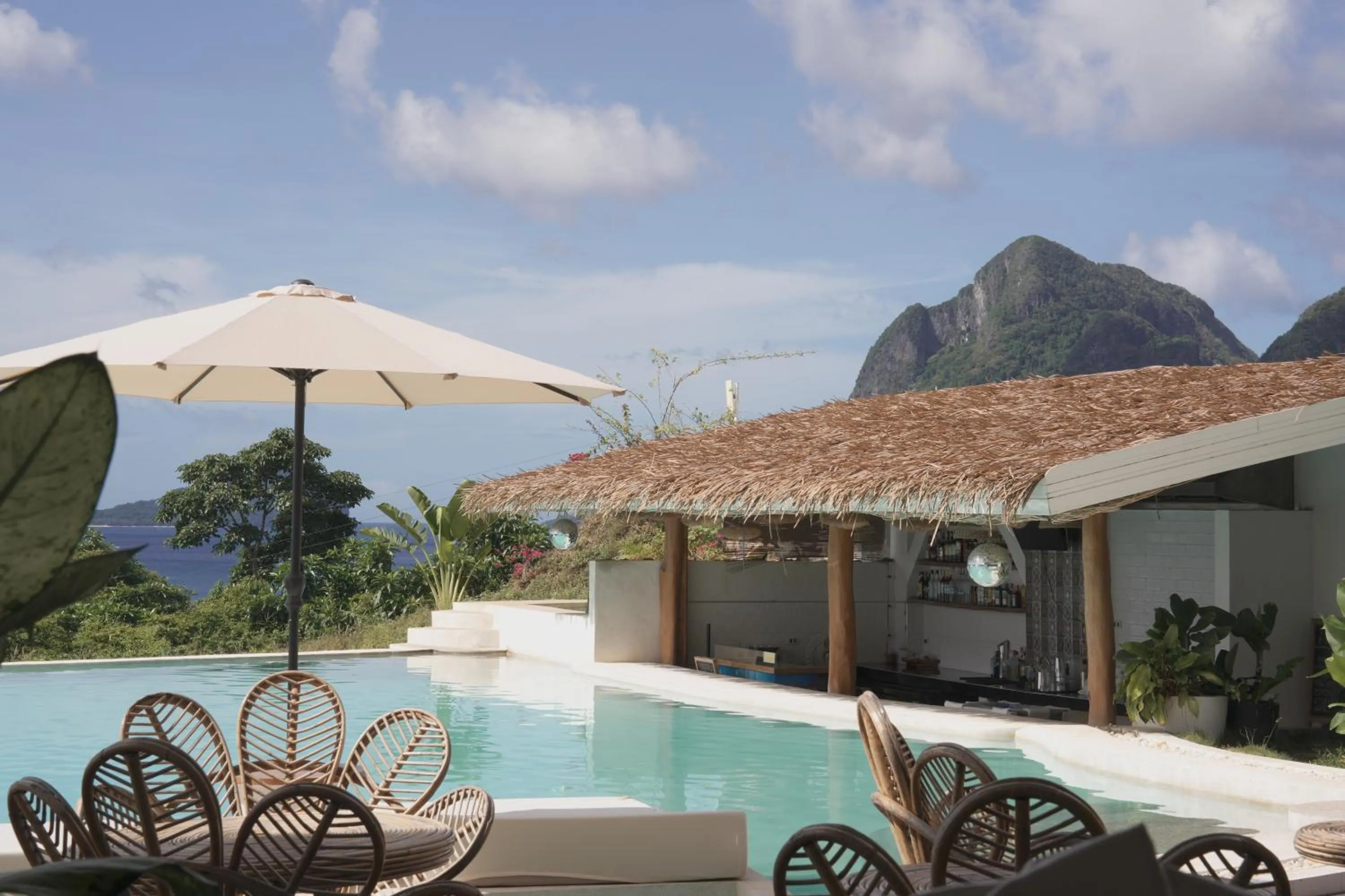 Pool view in El Nido Bayview Resort