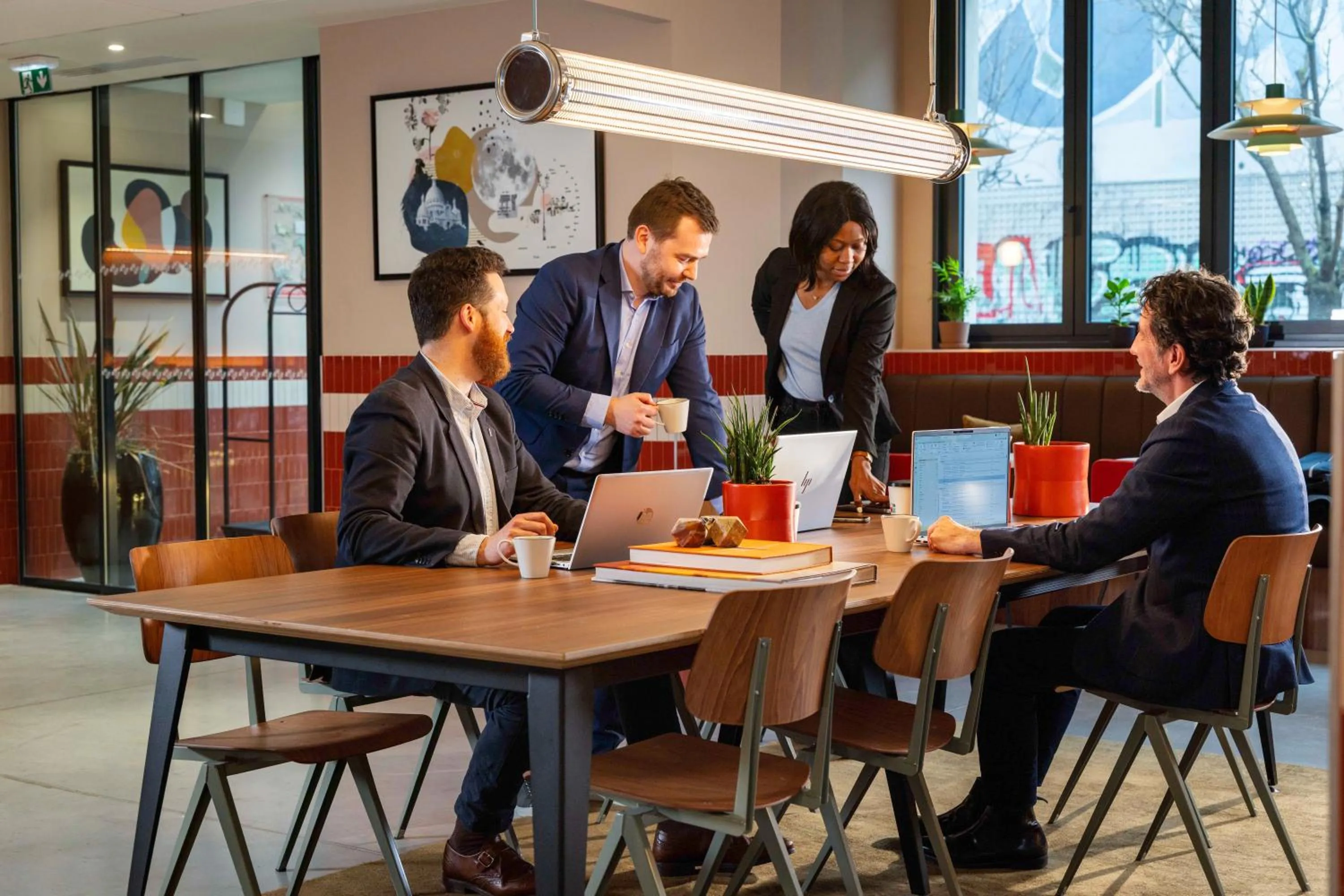 Lobby or reception in Yuna Montmartre - ApartHotel