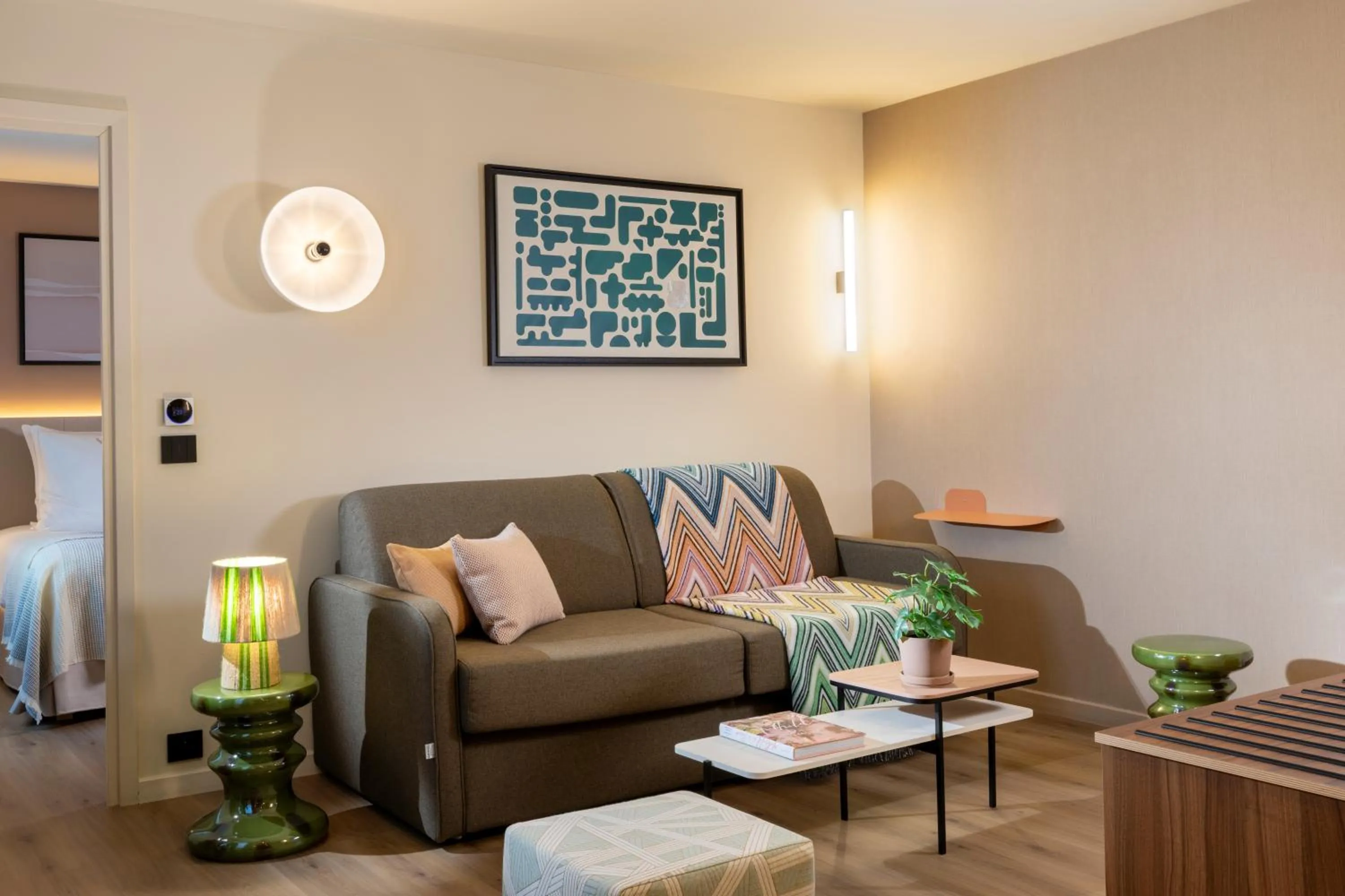 Living room in Yuna Montmartre - ApartHotel