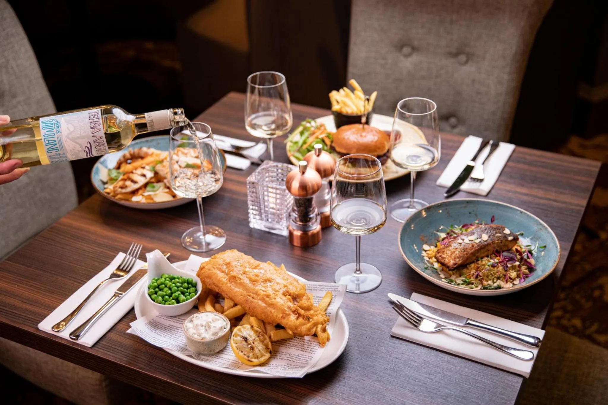 Food and drinks in The Station Hotel