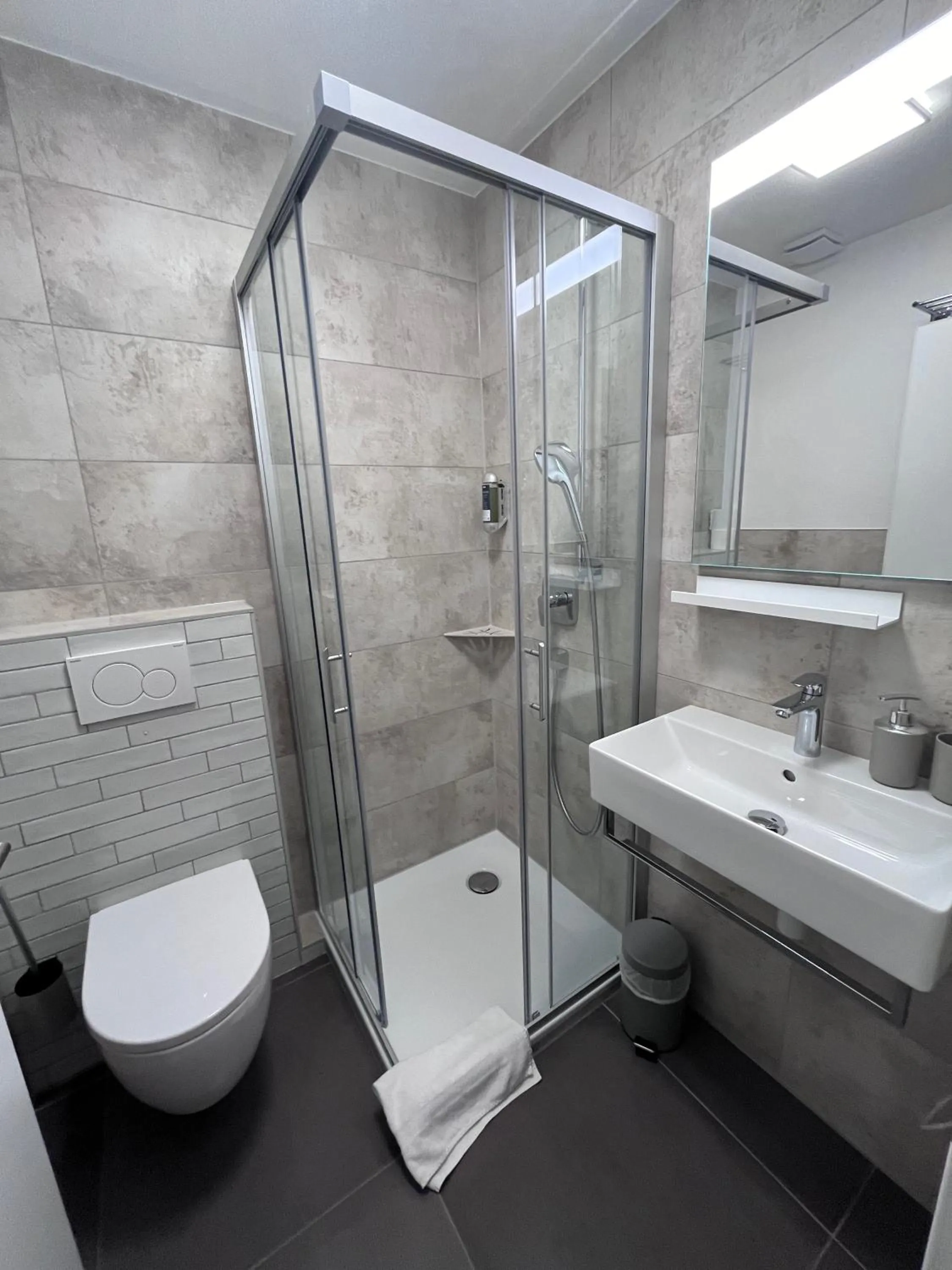 Bathroom in Gasthof Eyachperle