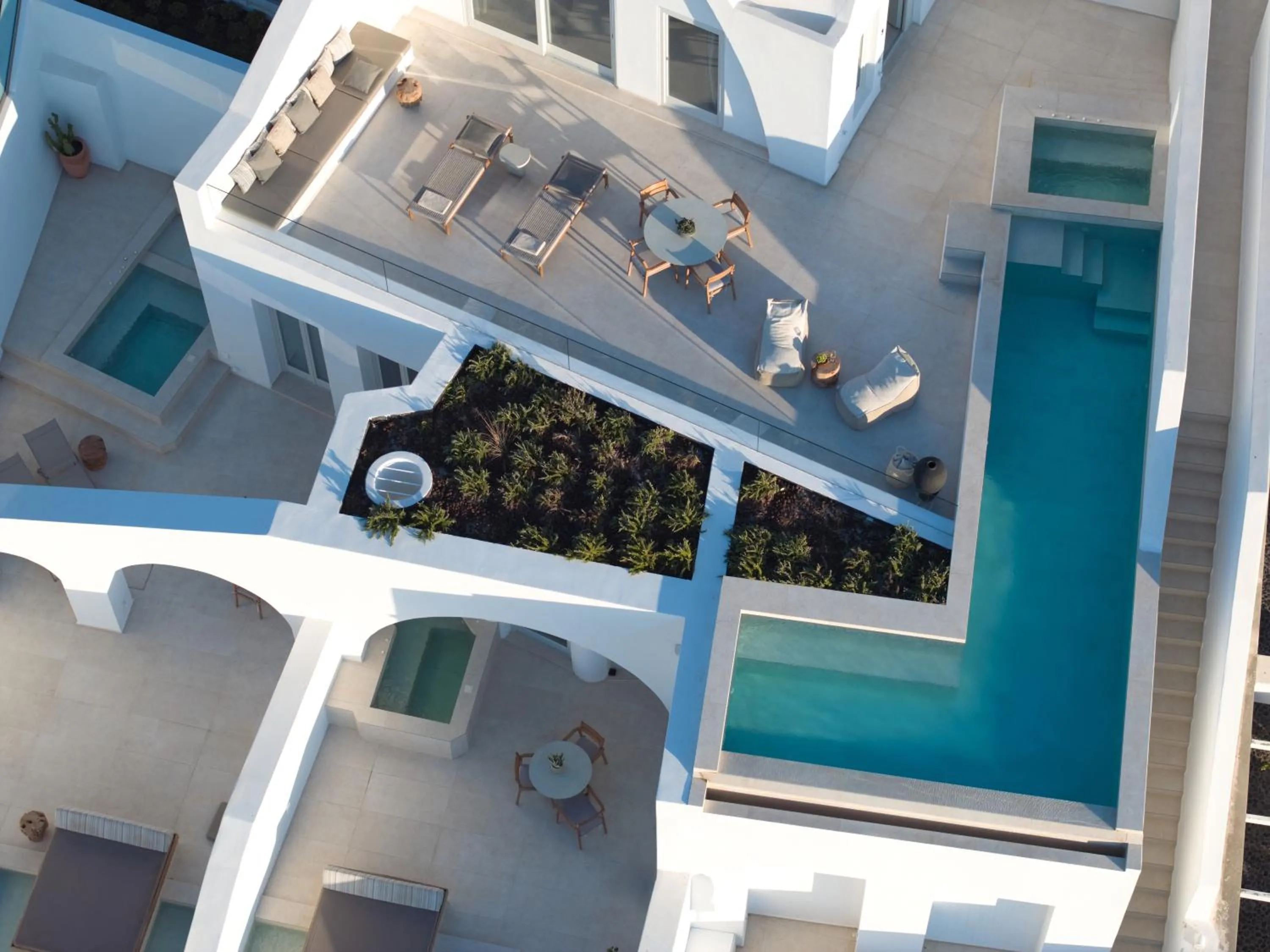 Patio in Omna Caldera Suites