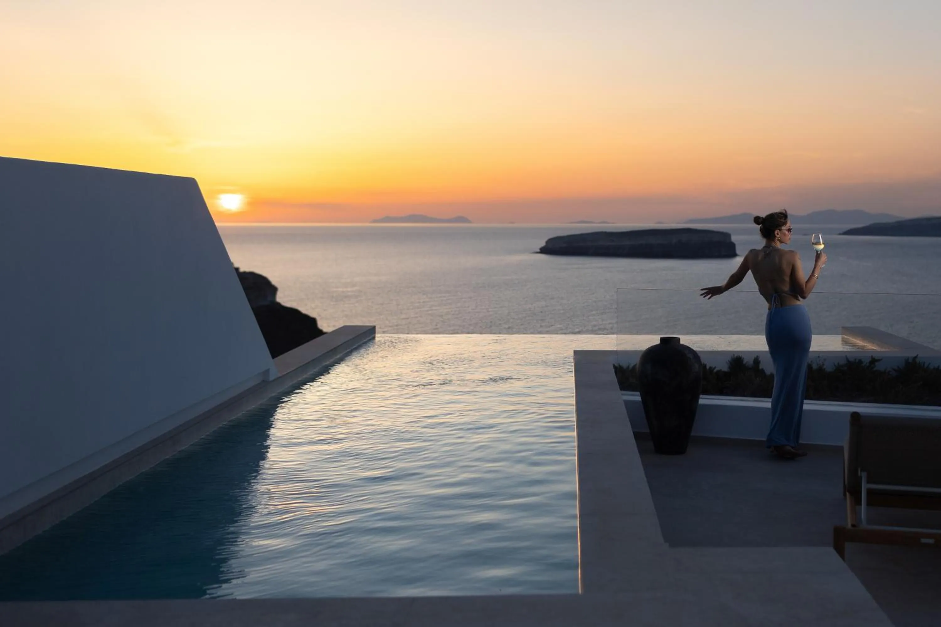 Patio in Omna Caldera Suites