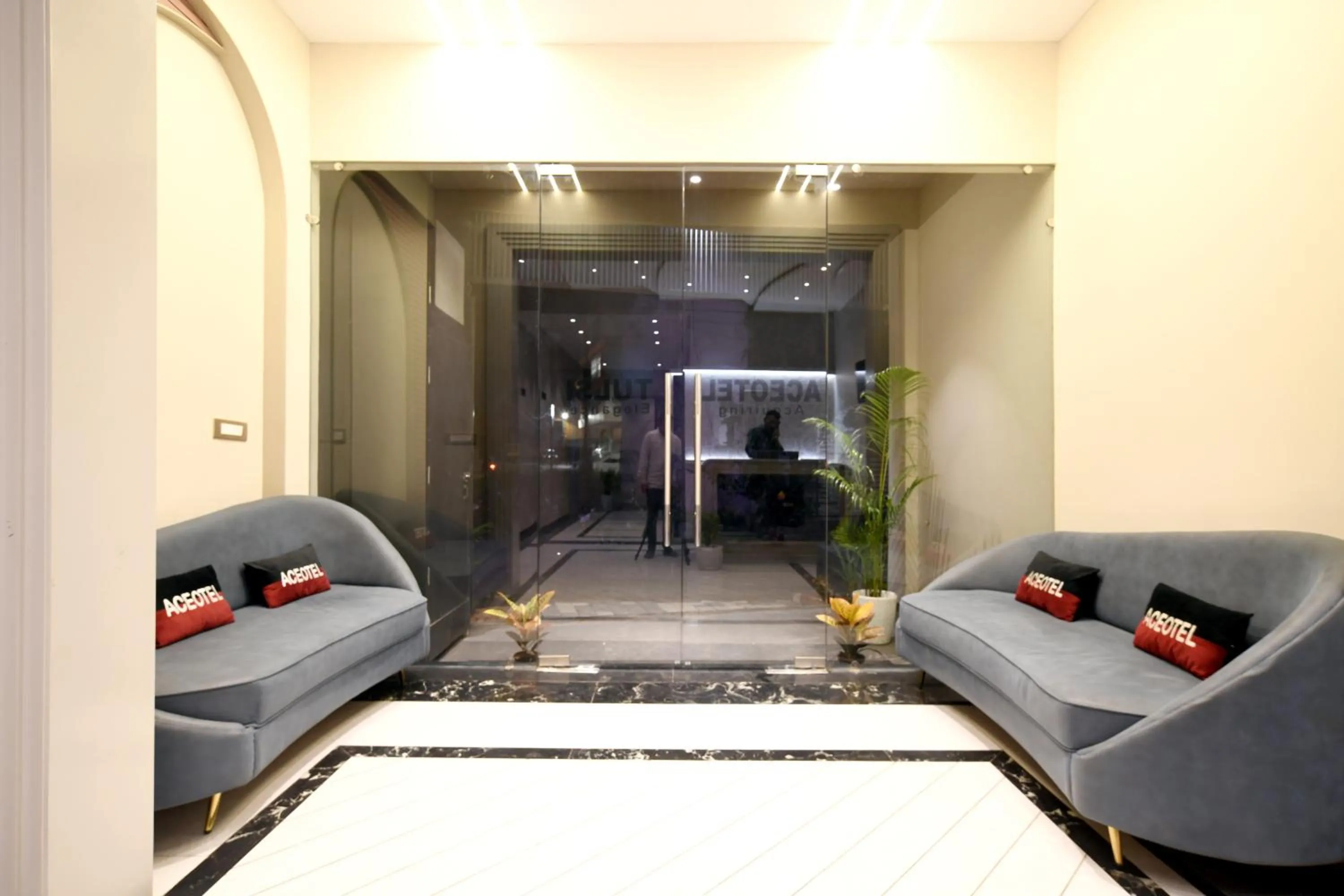 Seating area in Aceotel Select Tulsi Vijay Nagar- A Luxury Boutique Hotel