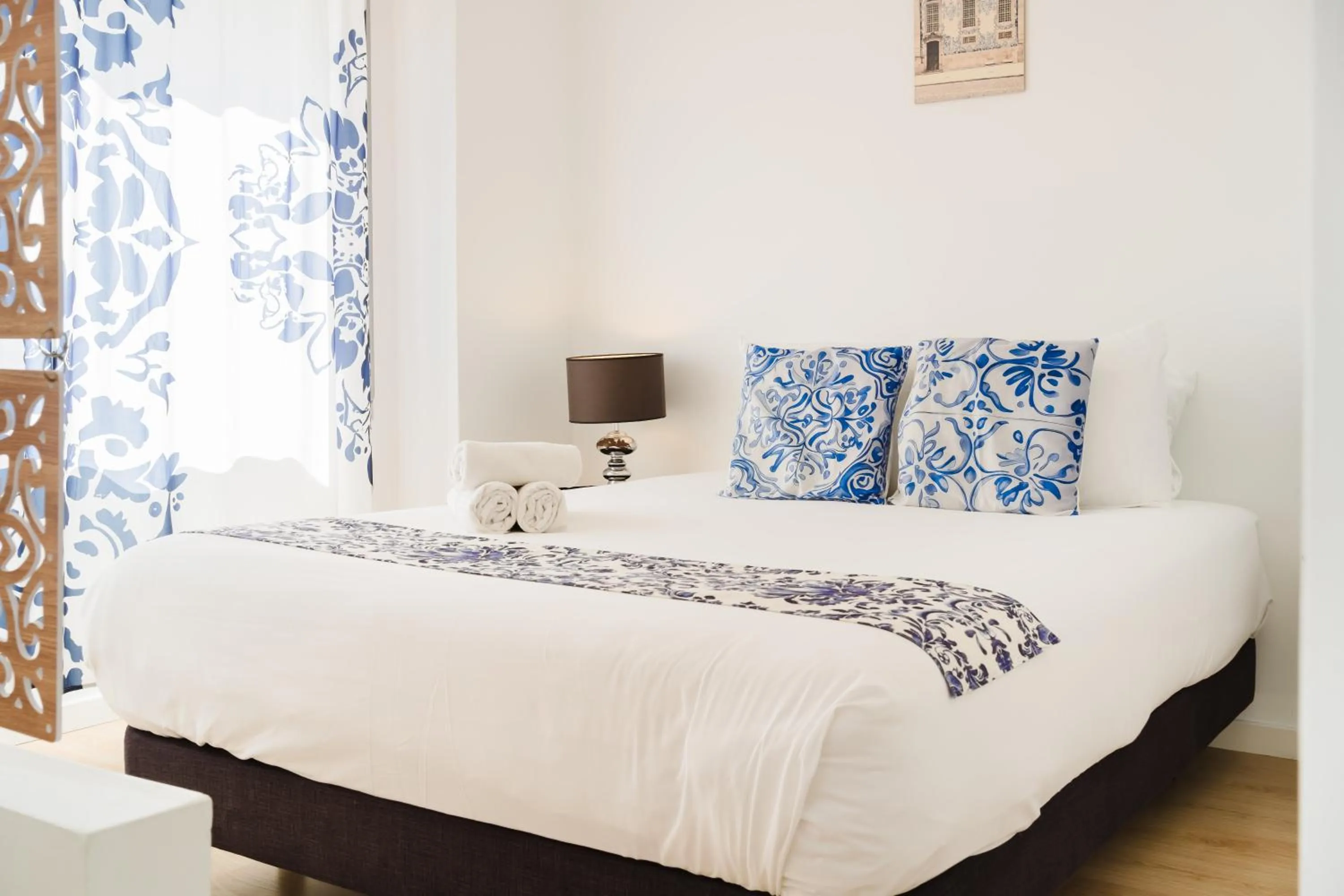 Bed in Villa Paraíso da Caparica