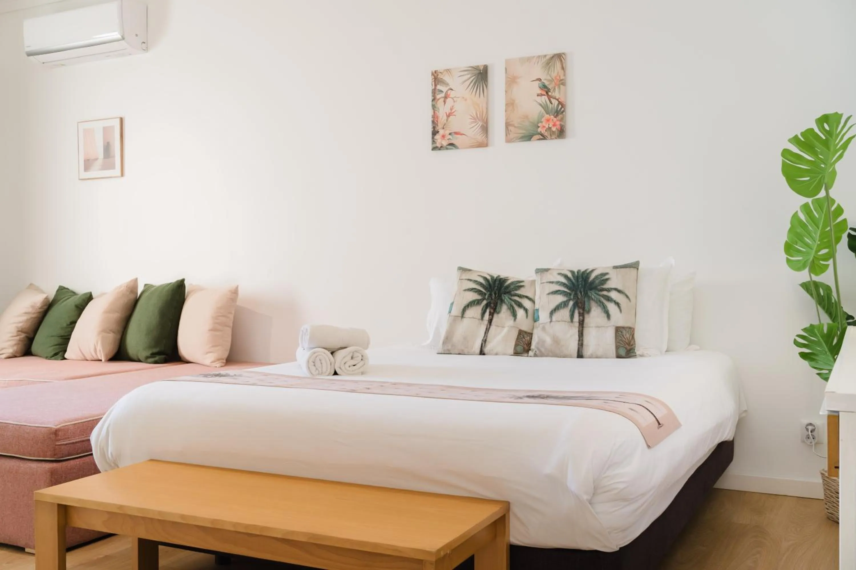 Bed in Villa Paraíso da Caparica