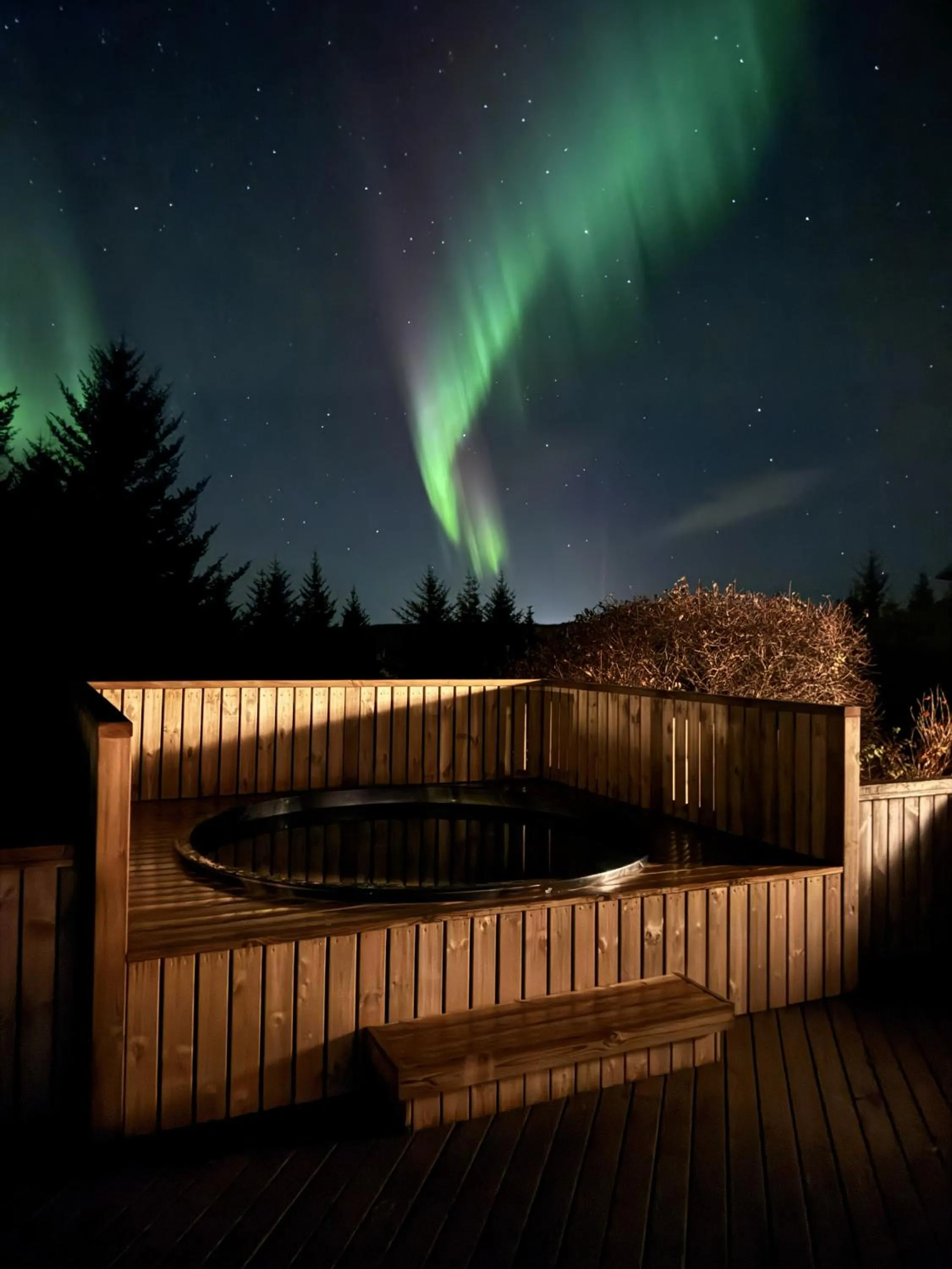 Hot Tub in Solheimar Eco-Village Guesthouse