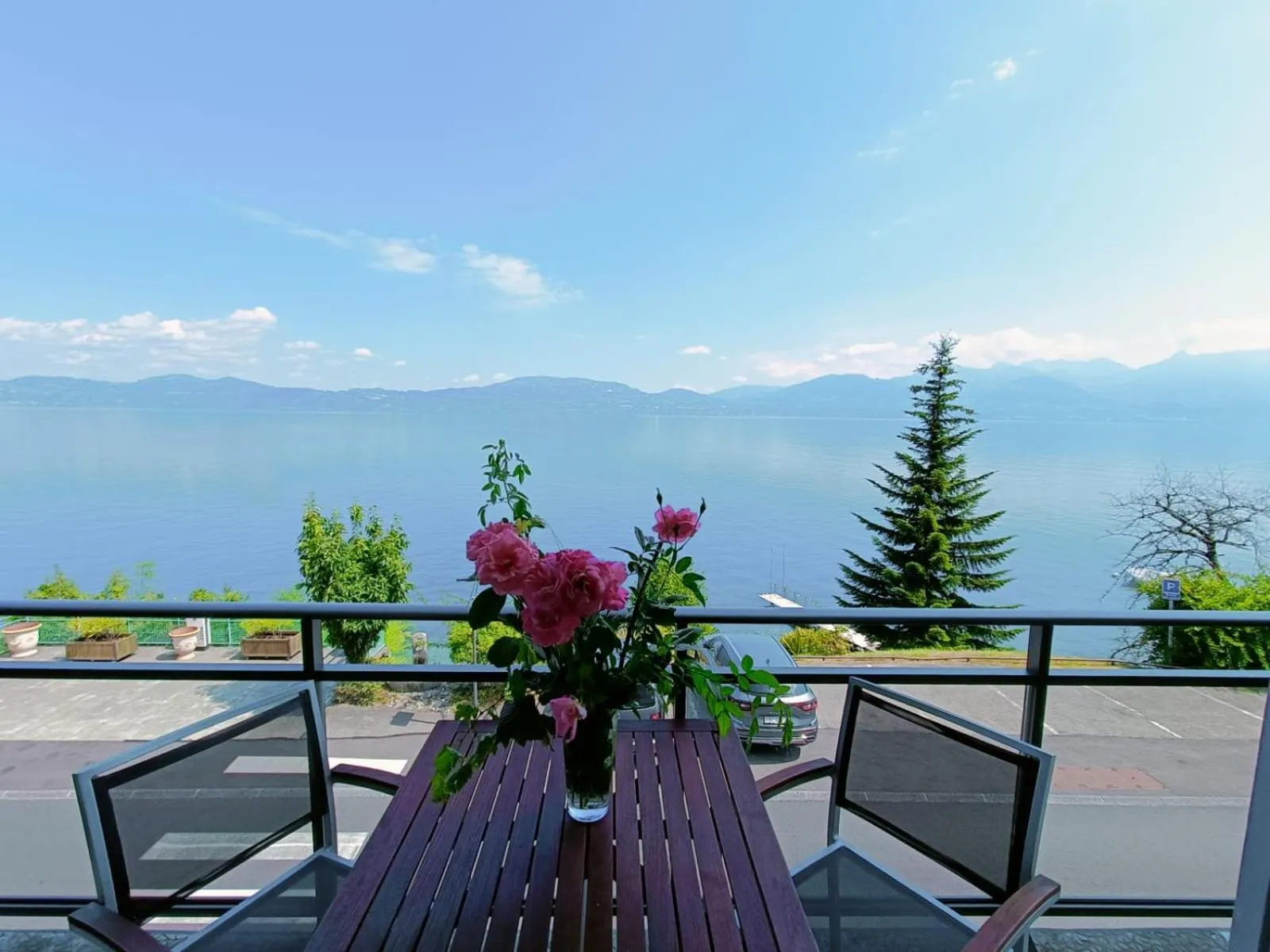 Balcony/Terrace in Hotel Le Léman