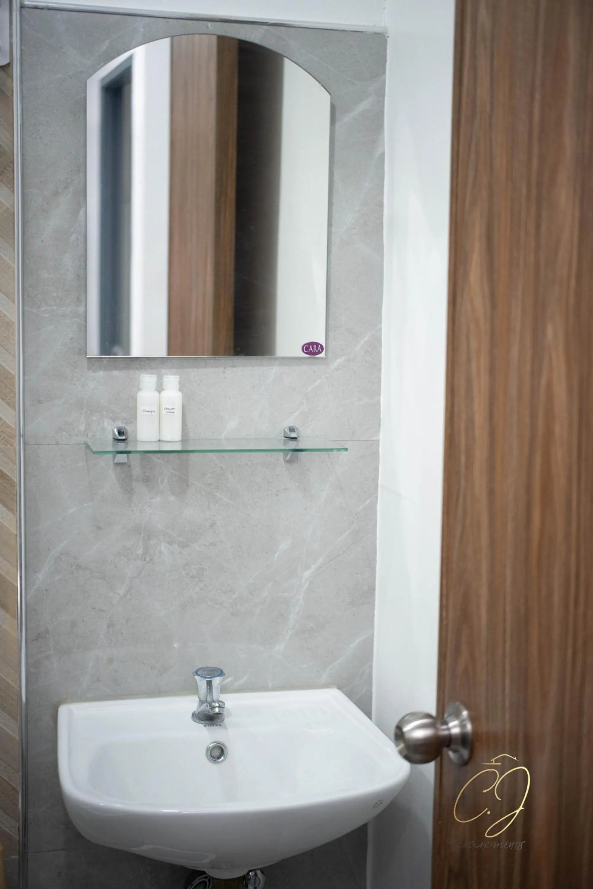 Shower in CJ Apartments