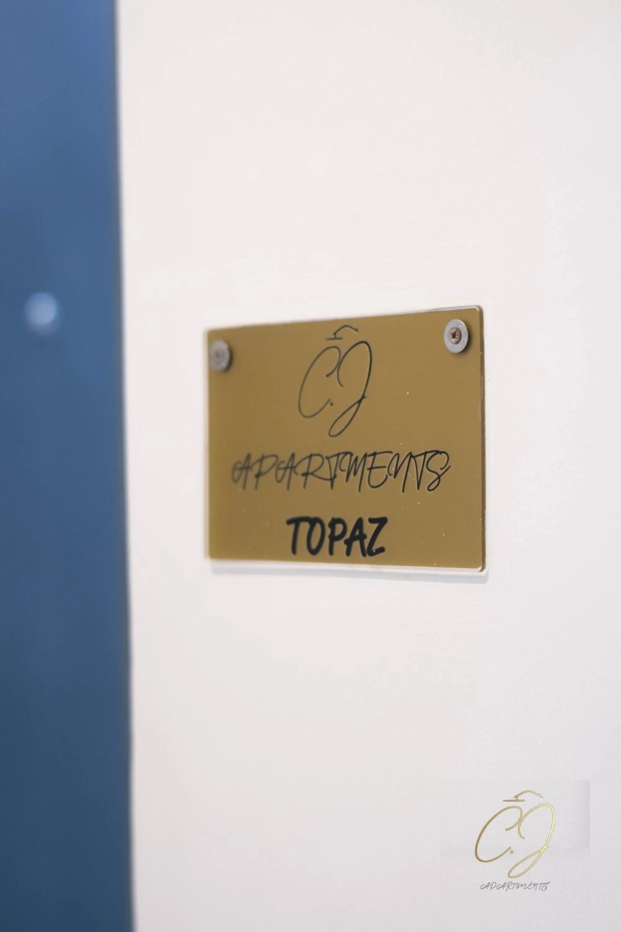 Property logo or sign in CJ Apartments