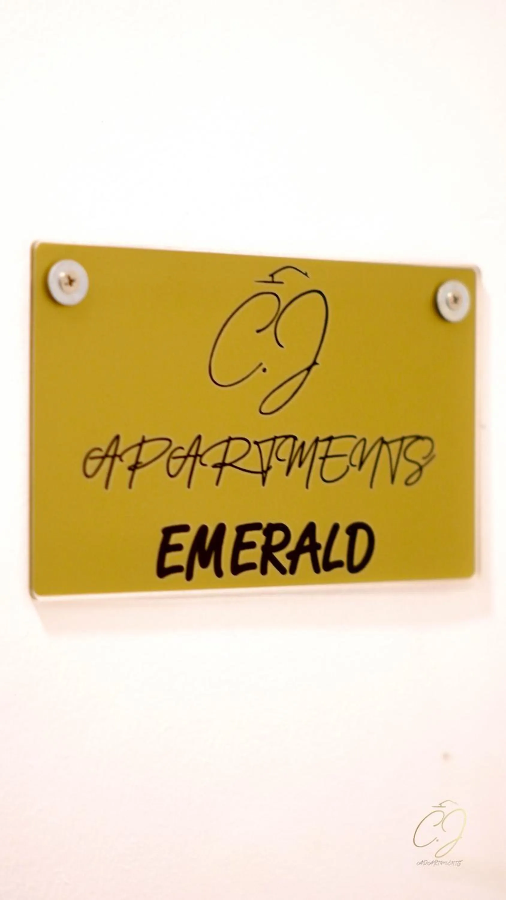 Property logo or sign in CJ Apartments