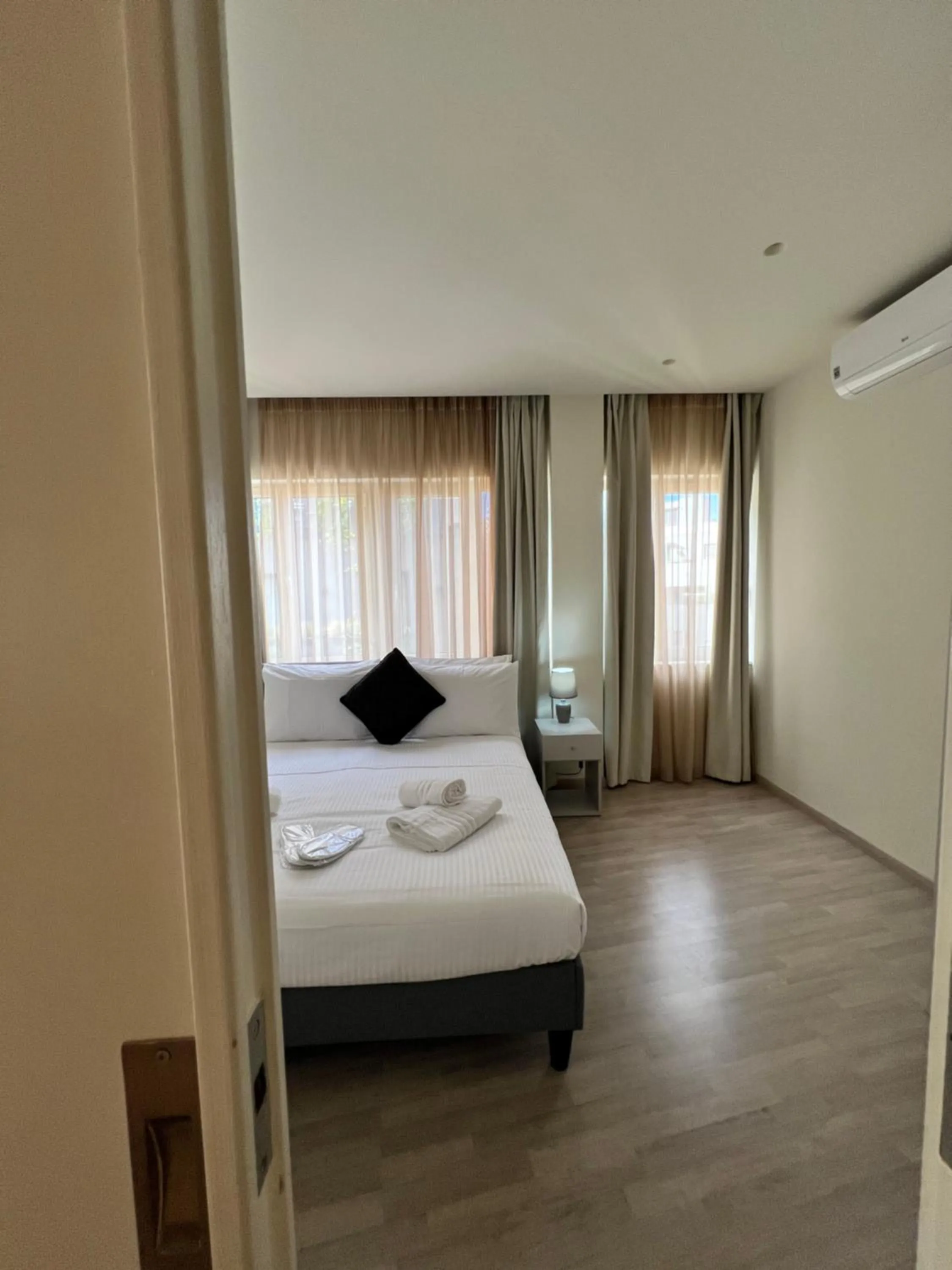 Bedroom, Bed in Athenian Retreat Penthouses