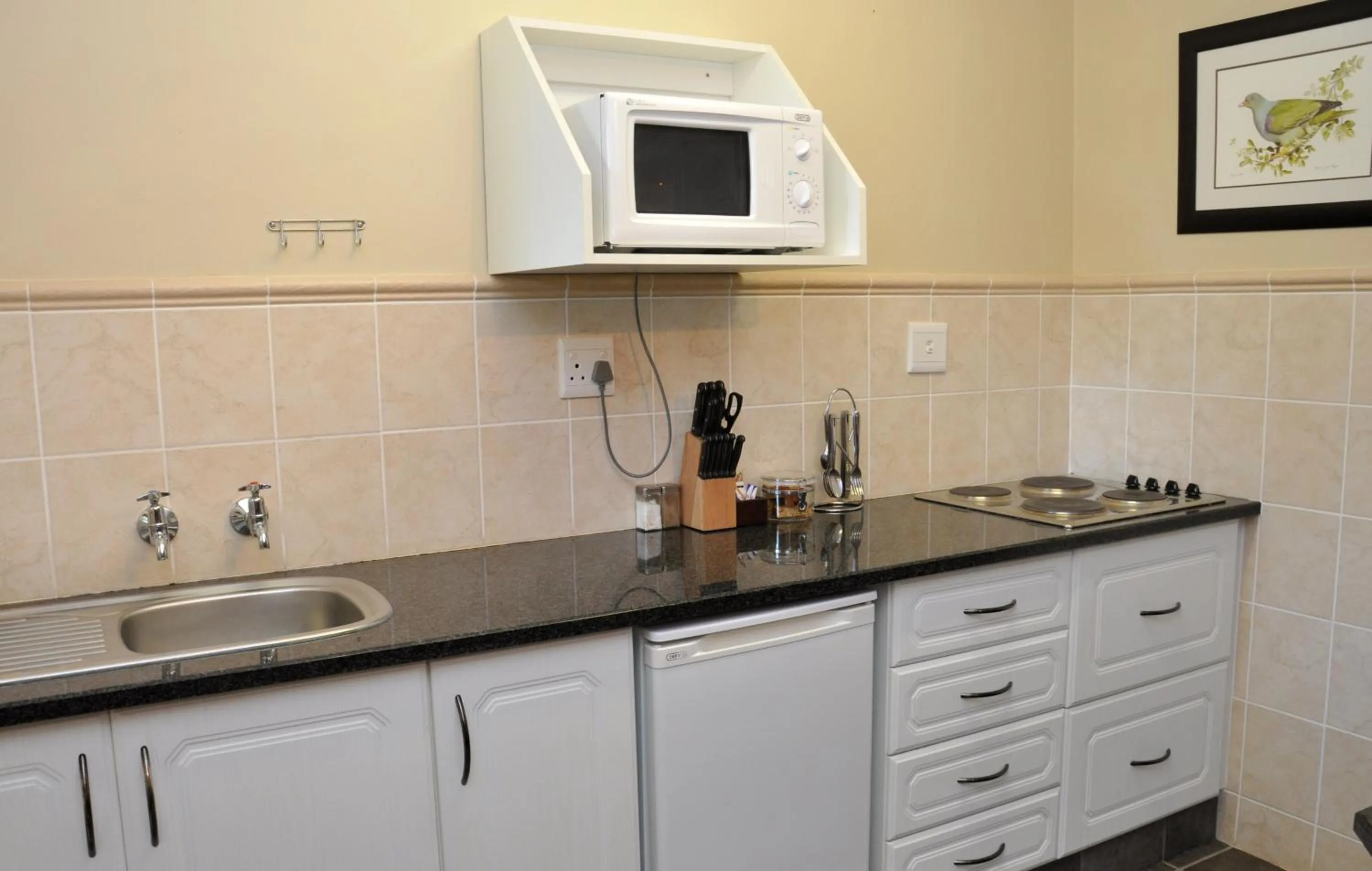 Kitchen or kitchenette in Birds of Paradise B&B