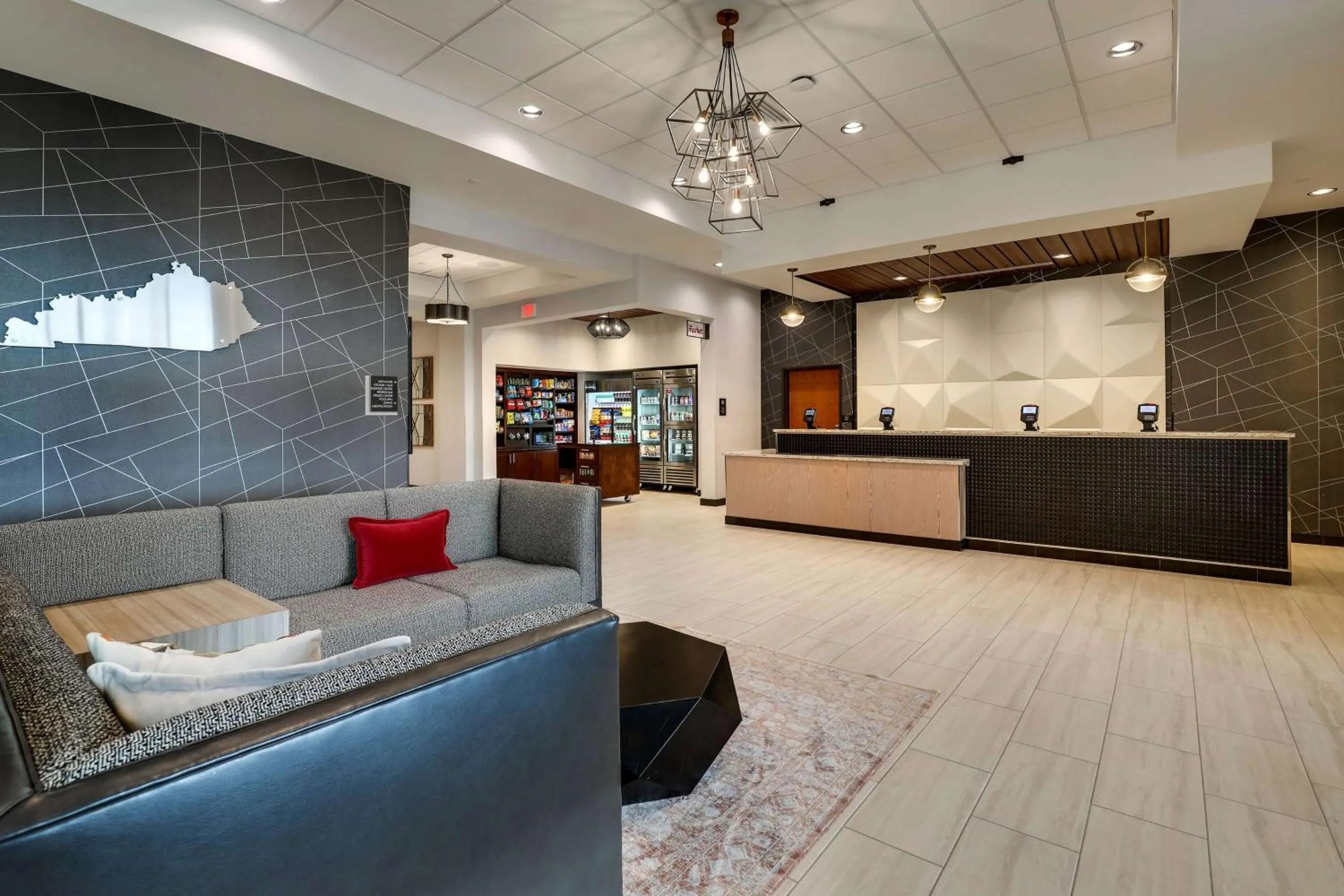 Lobby or reception in Drury Plaza Hotel Cincinnati Florence