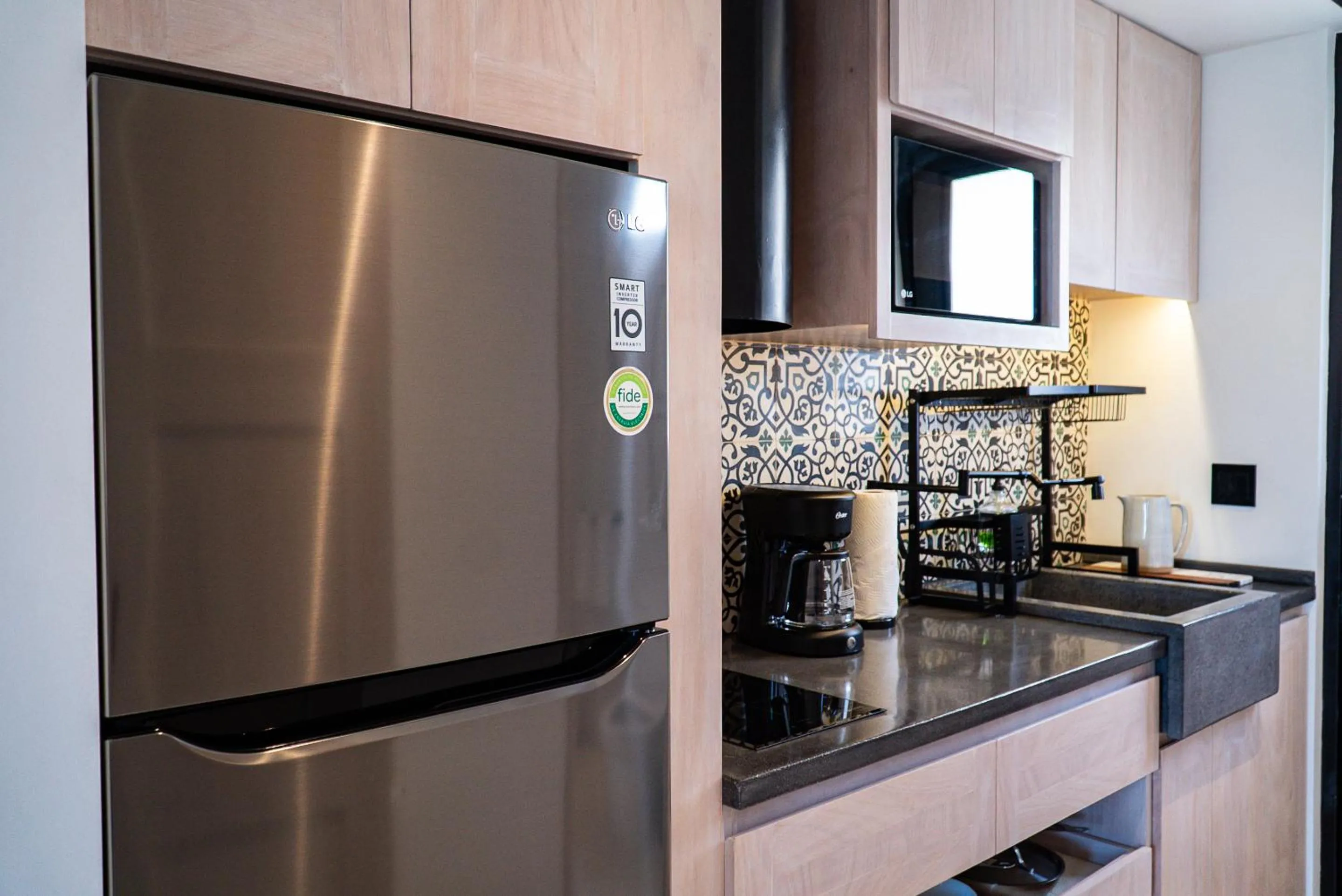 Kitchen or kitchenette in Flamboyan Hotel & Residences