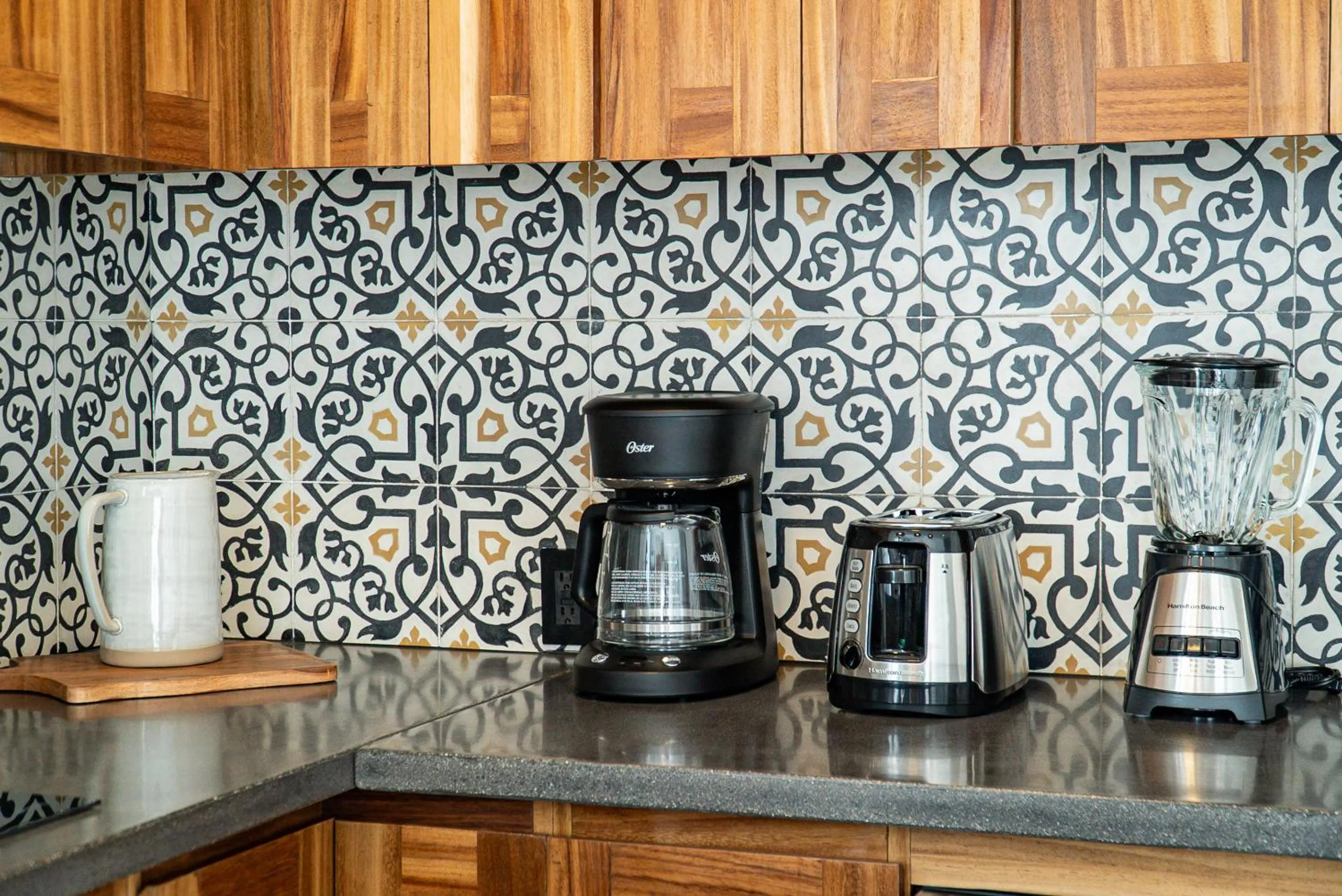 Kitchen or kitchenette in Flamboyan Hotel & Residences