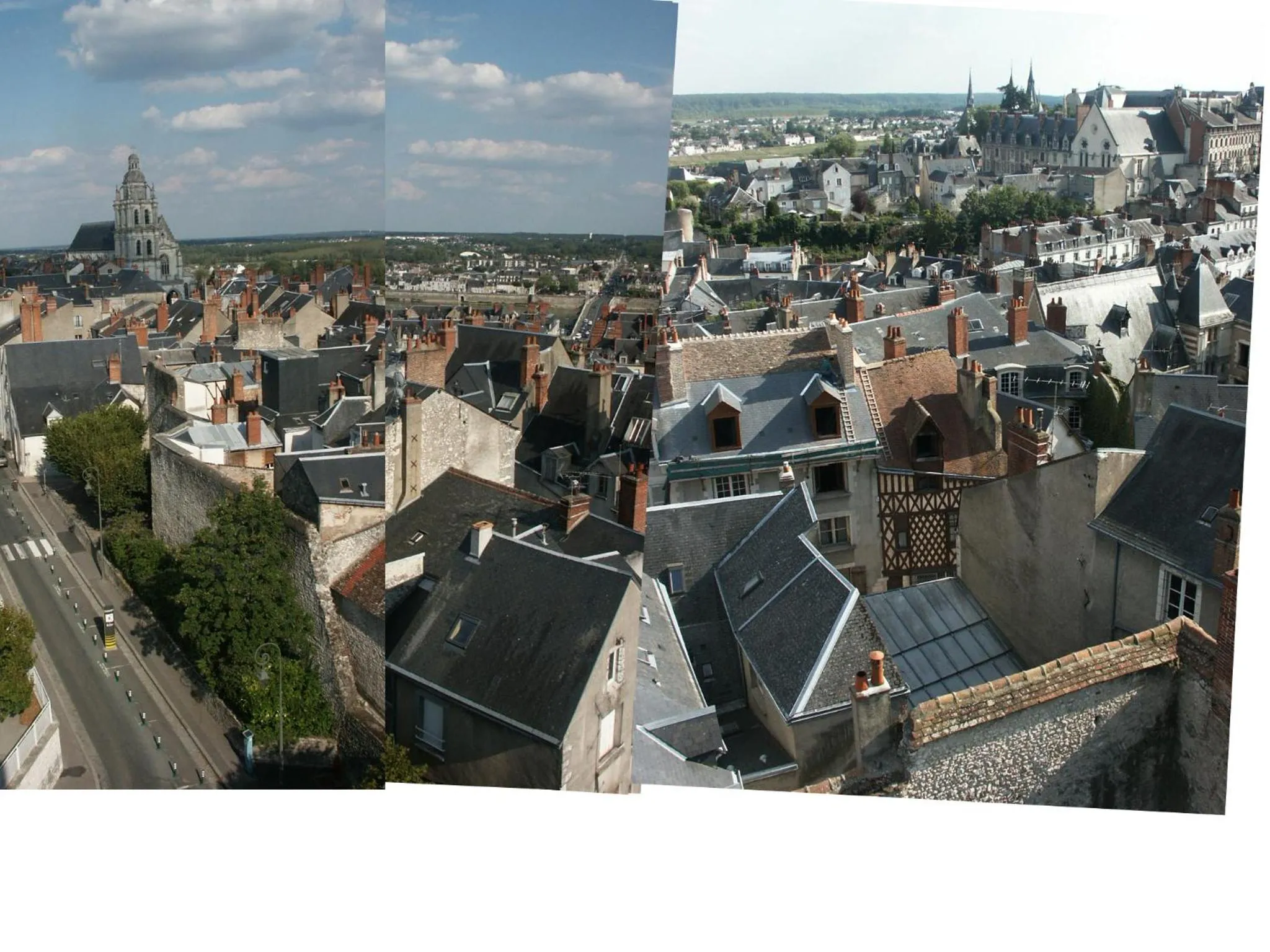 City view in La Tour Beauvoir