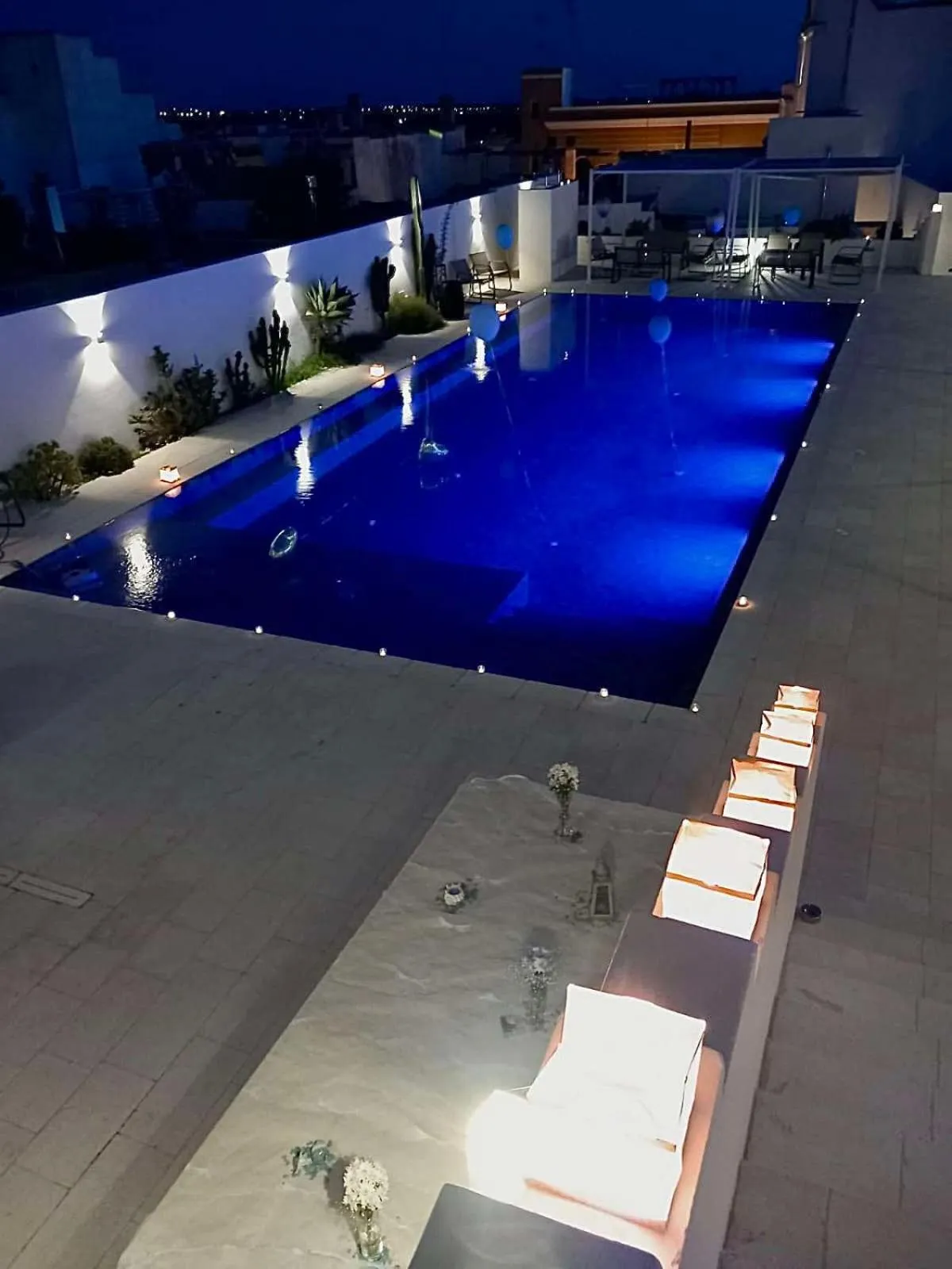 Pool view in TS Residence