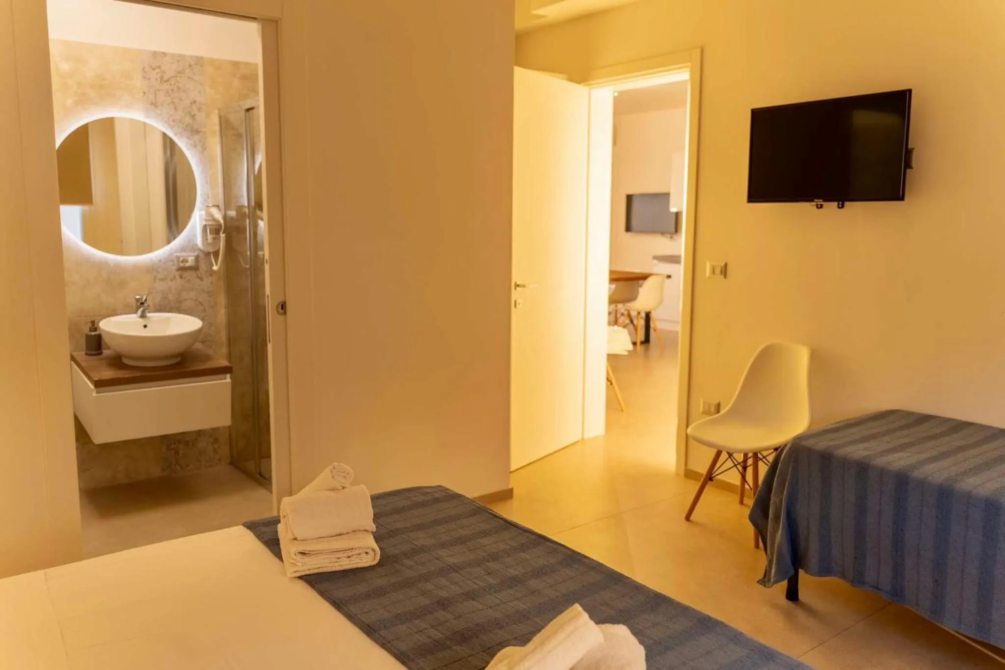 Bathroom, Bed in TS Residence