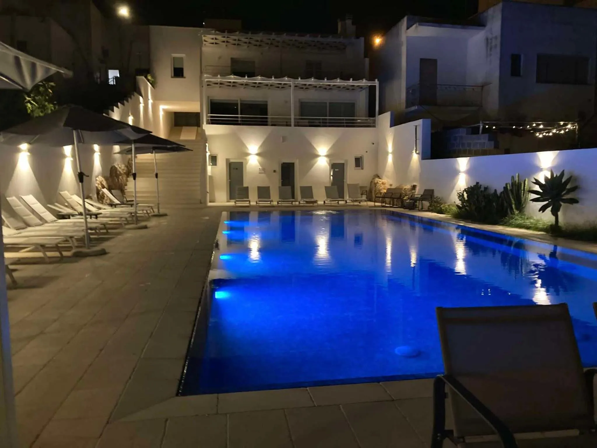 Pool view in TS Residence