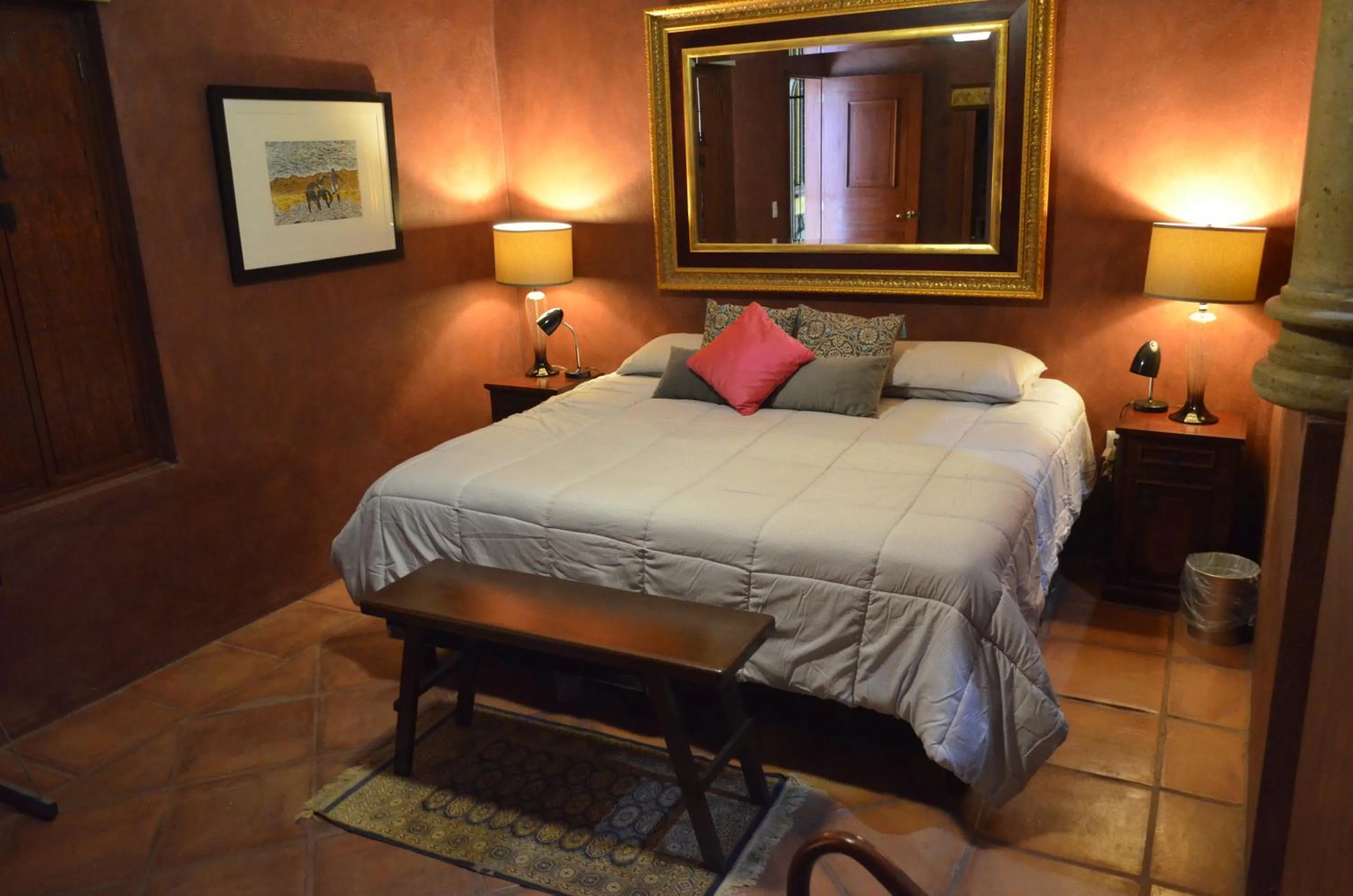 Bed in Hotel Art Gallery Casona de los Milagros