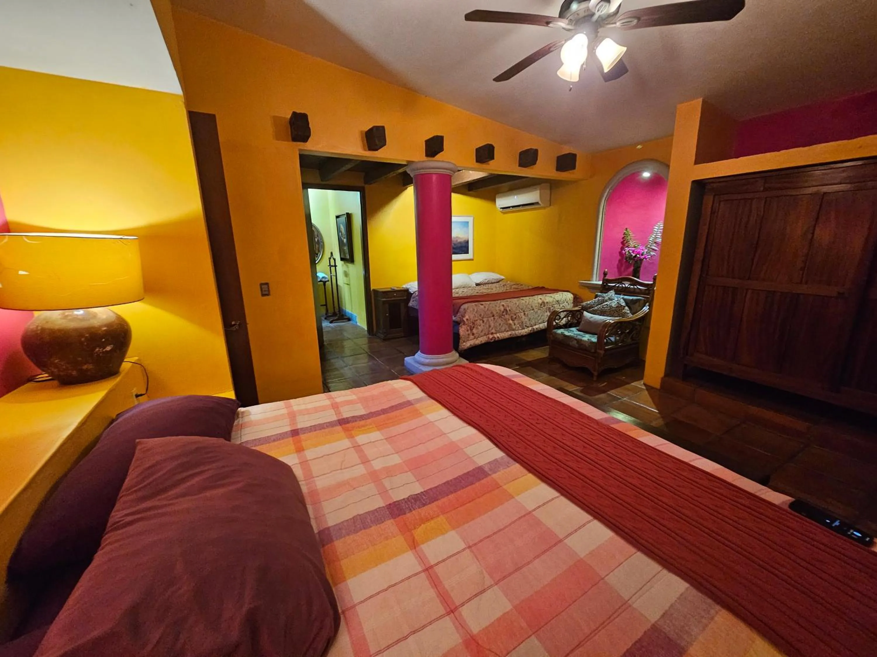 Bed in Hotel Art Gallery Casona de los Milagros