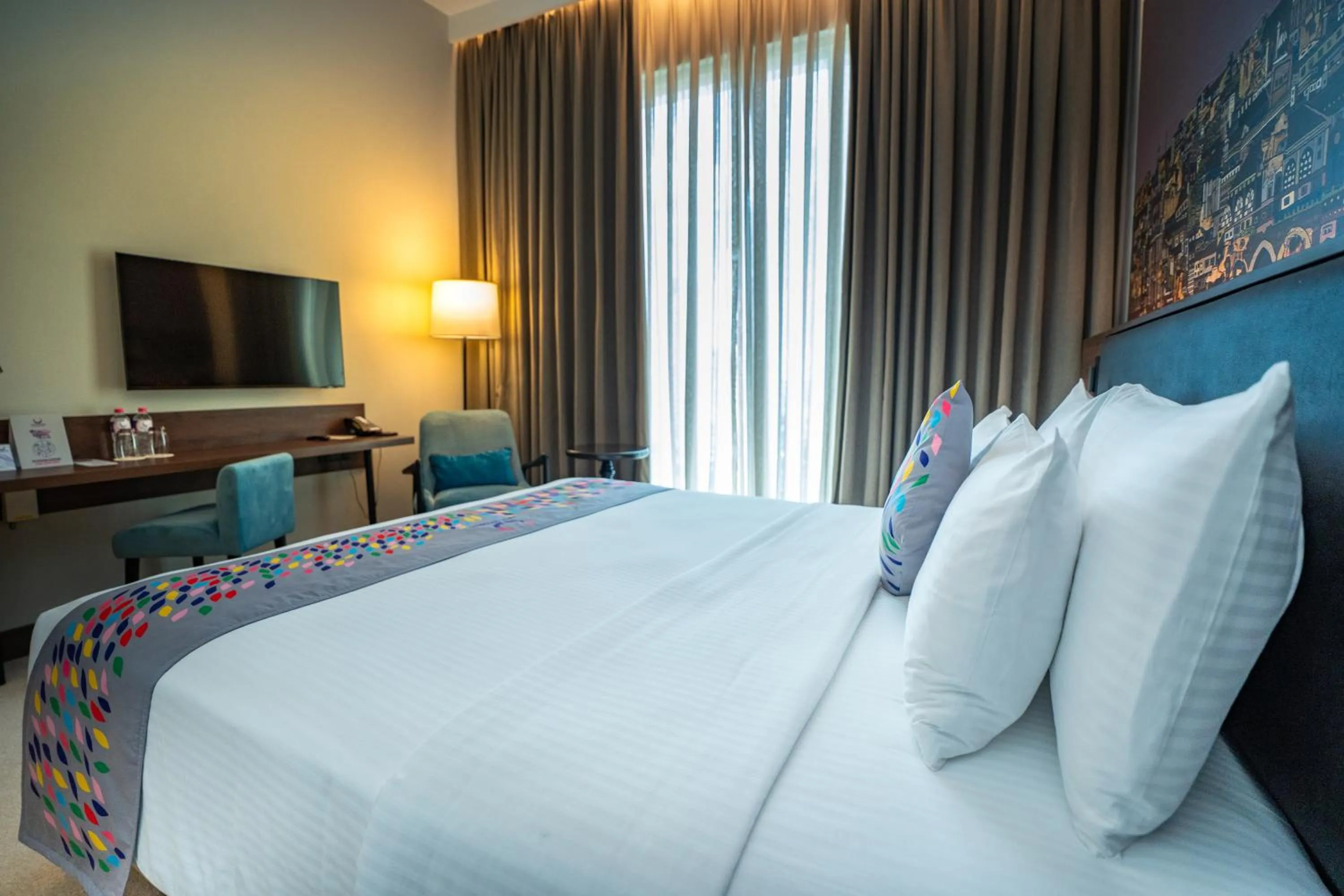 Bedroom, Bed in Sofia Colombo City Hotel