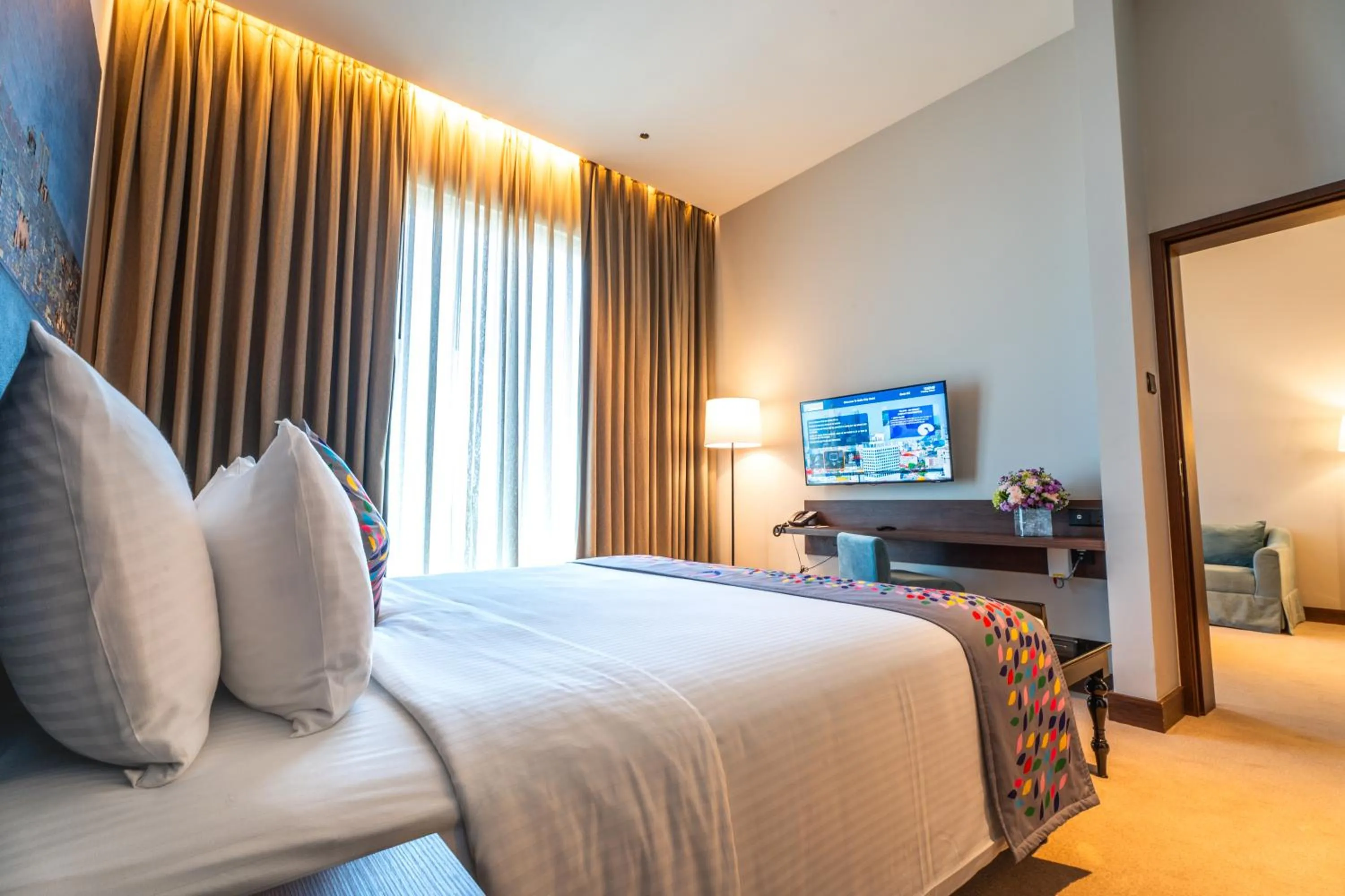 Bed in Sofia Colombo City Hotel