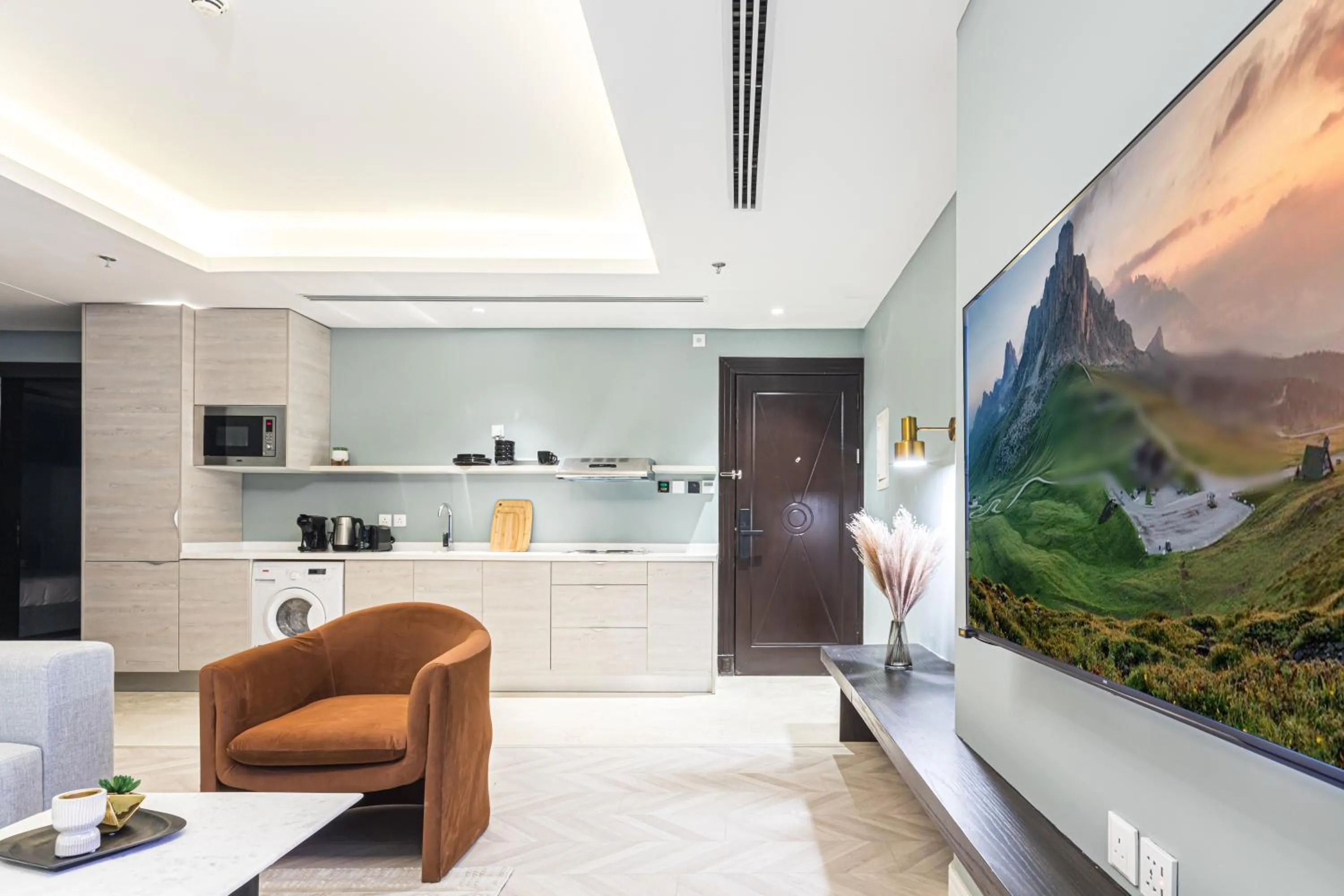 Kitchen or kitchenette in Stella Stays Olaya Tower 1