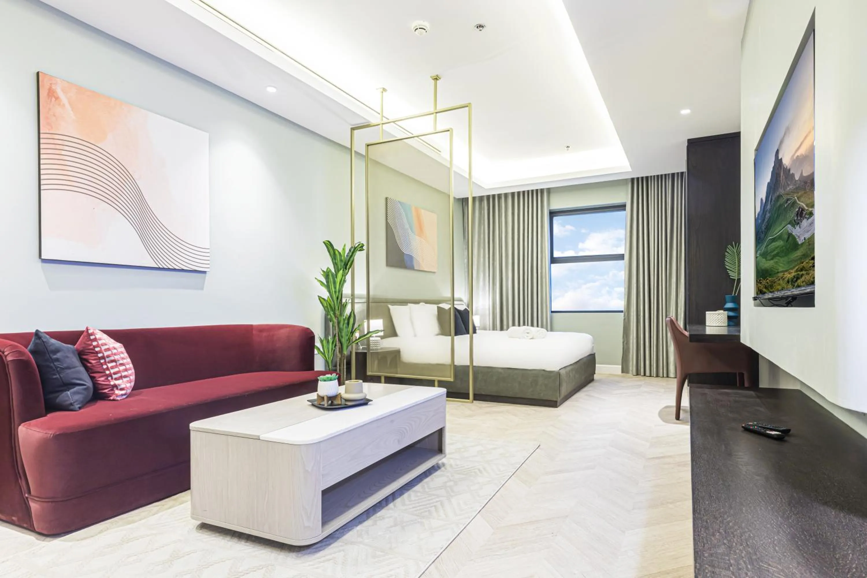 Photo of the whole room in Stella Stays Olaya Tower 1