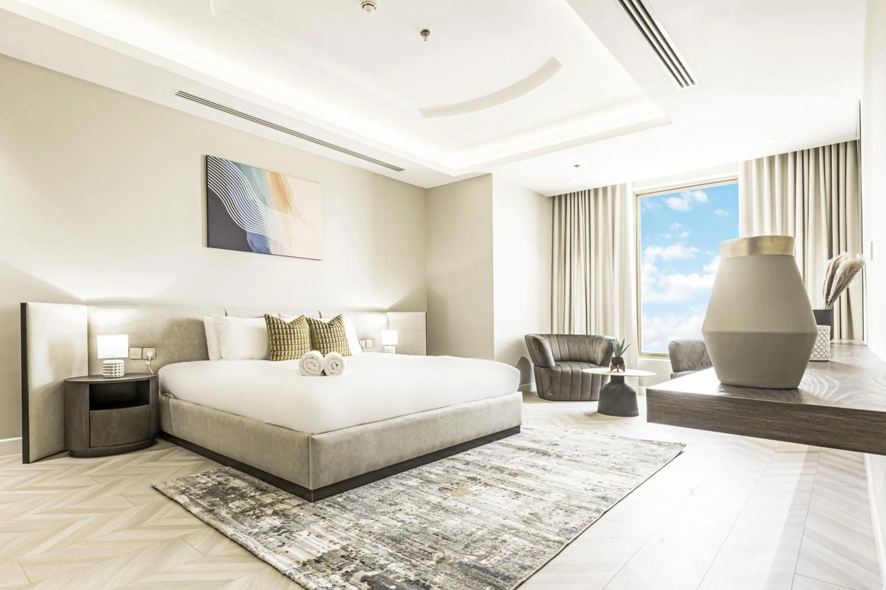 Bedroom, Bed in Stella Stays Olaya Tower 1