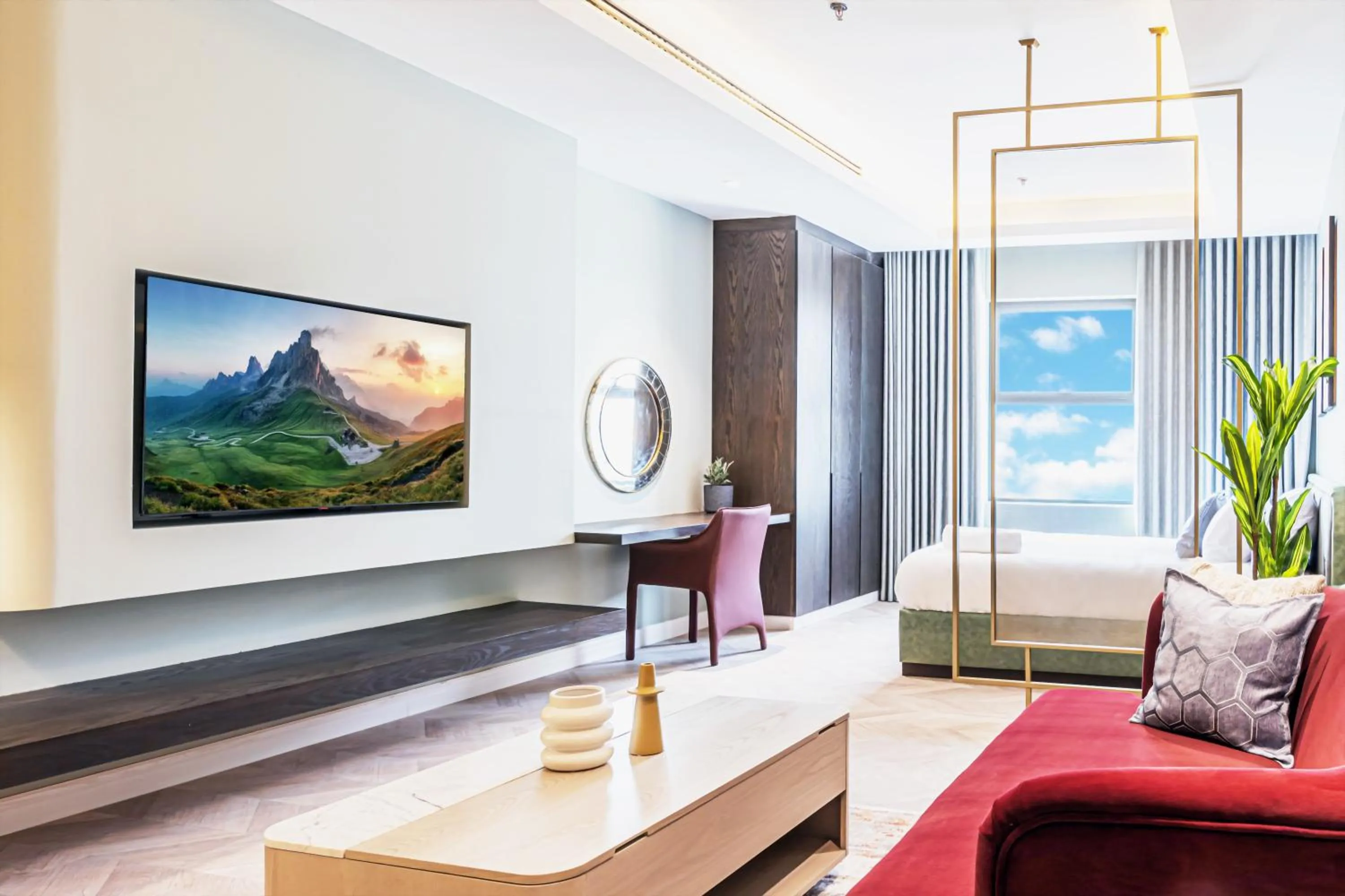 Seating area in Stella Stays Olaya Tower 1