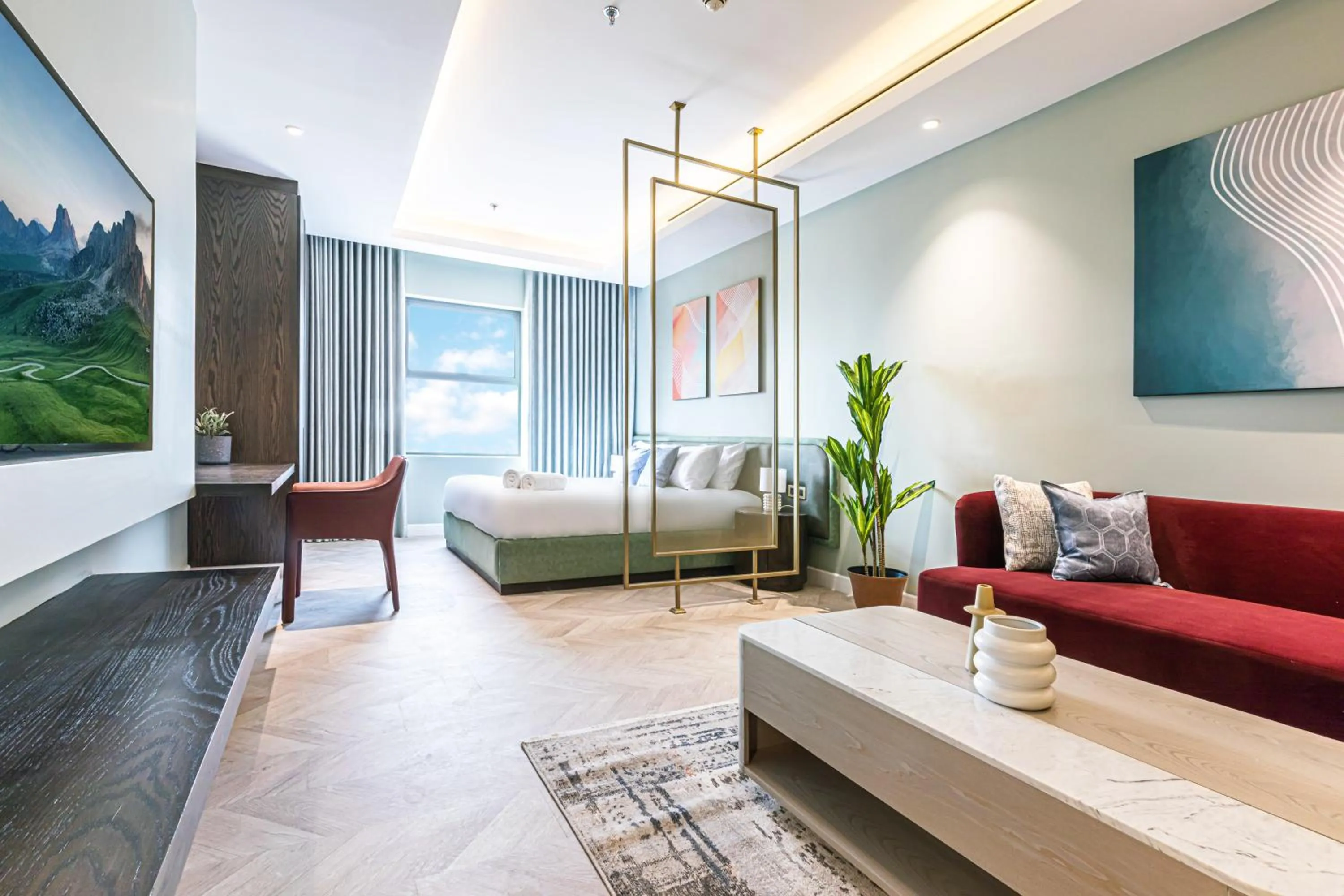 Photo of the whole room in Stella Stays Olaya Tower 1