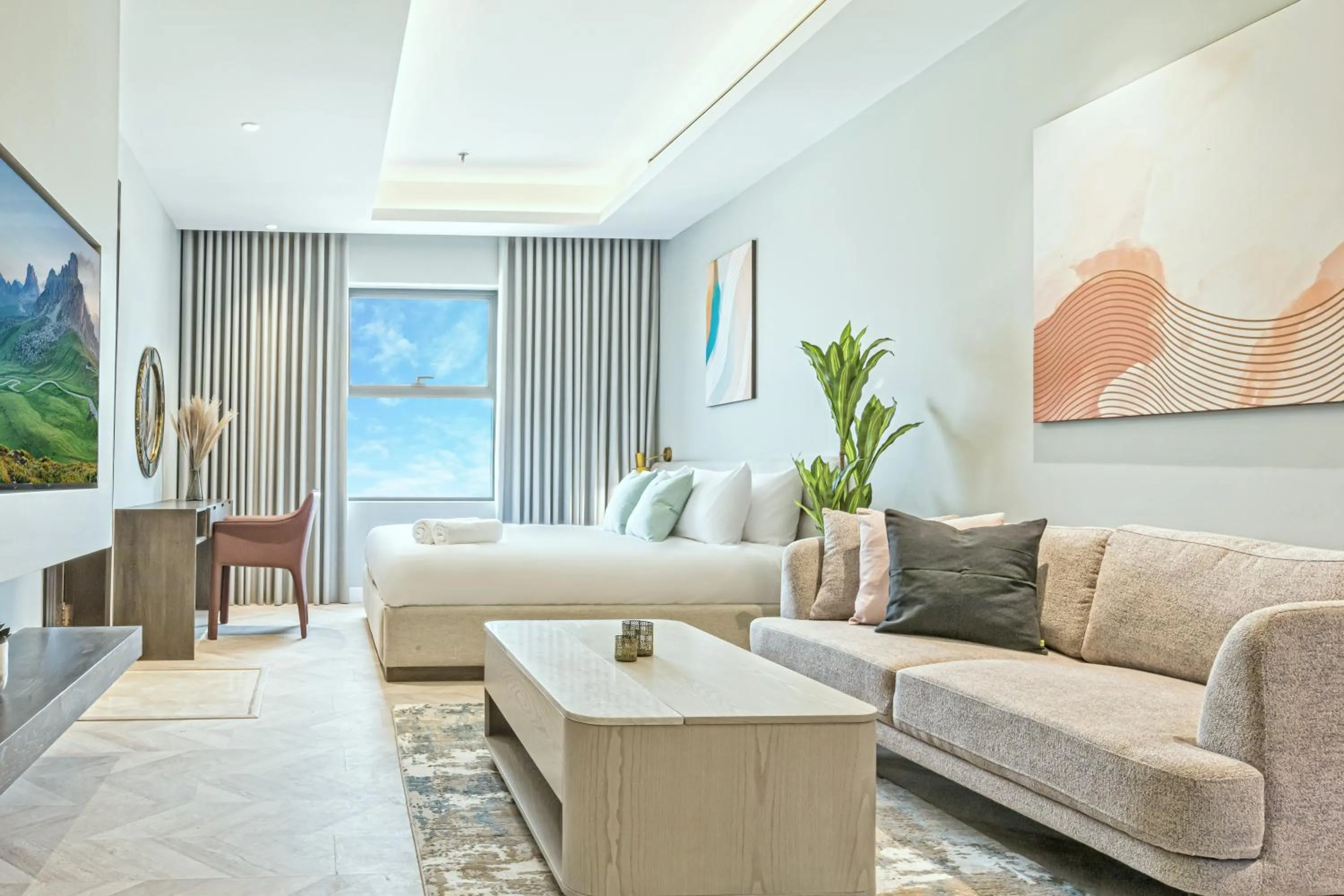 Living room in Stella Stays Olaya Tower 1