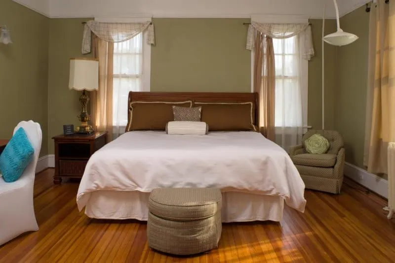 Bed in Morgan and Wells Bed and Breakfast