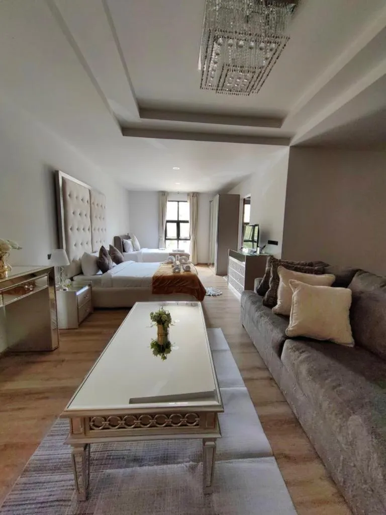 Living room, Bed in The Willow Phangan