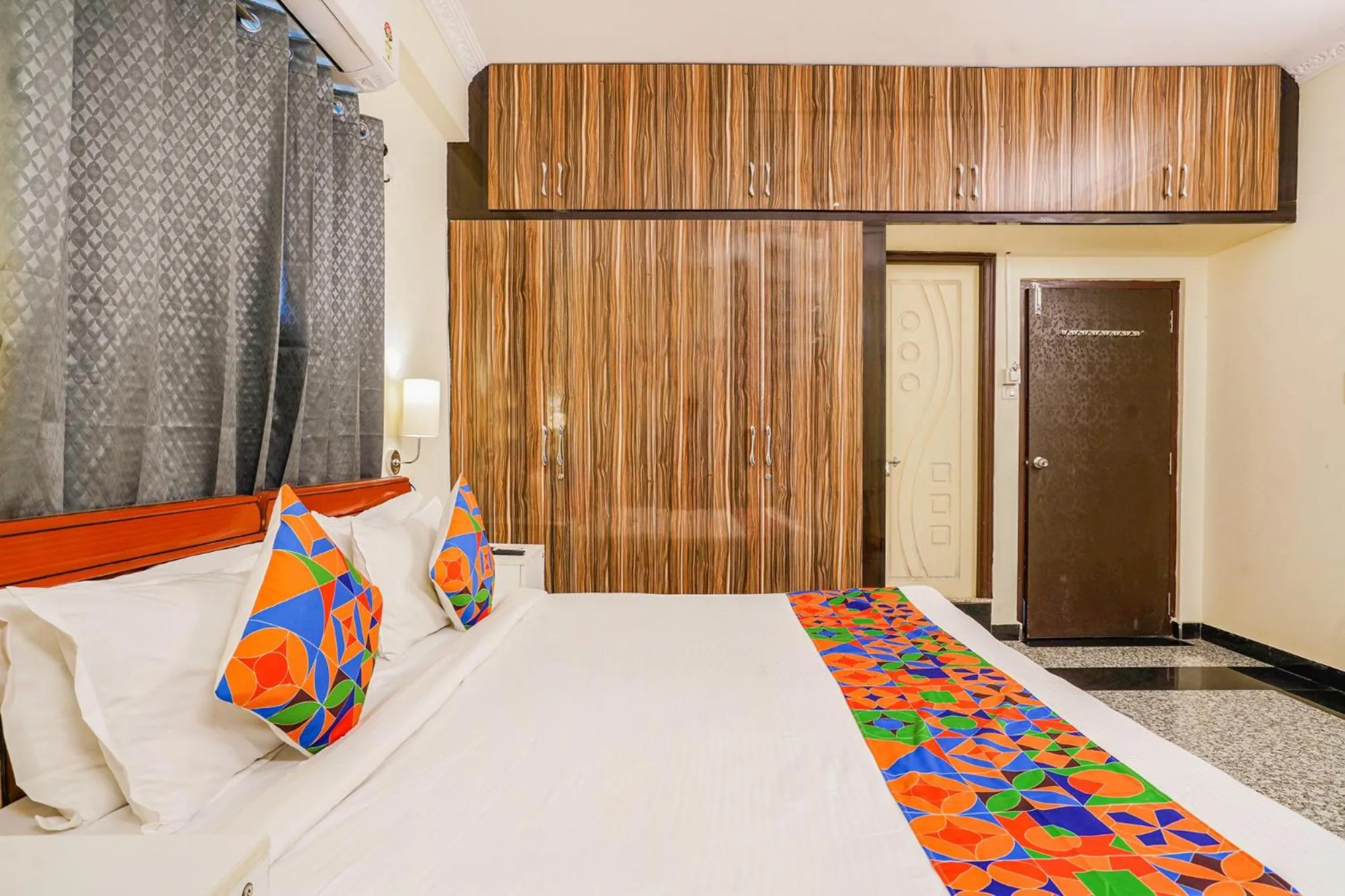 Bed in FabHotel Eminent Suites Banjara Hills - Nr LV Prasad Institute